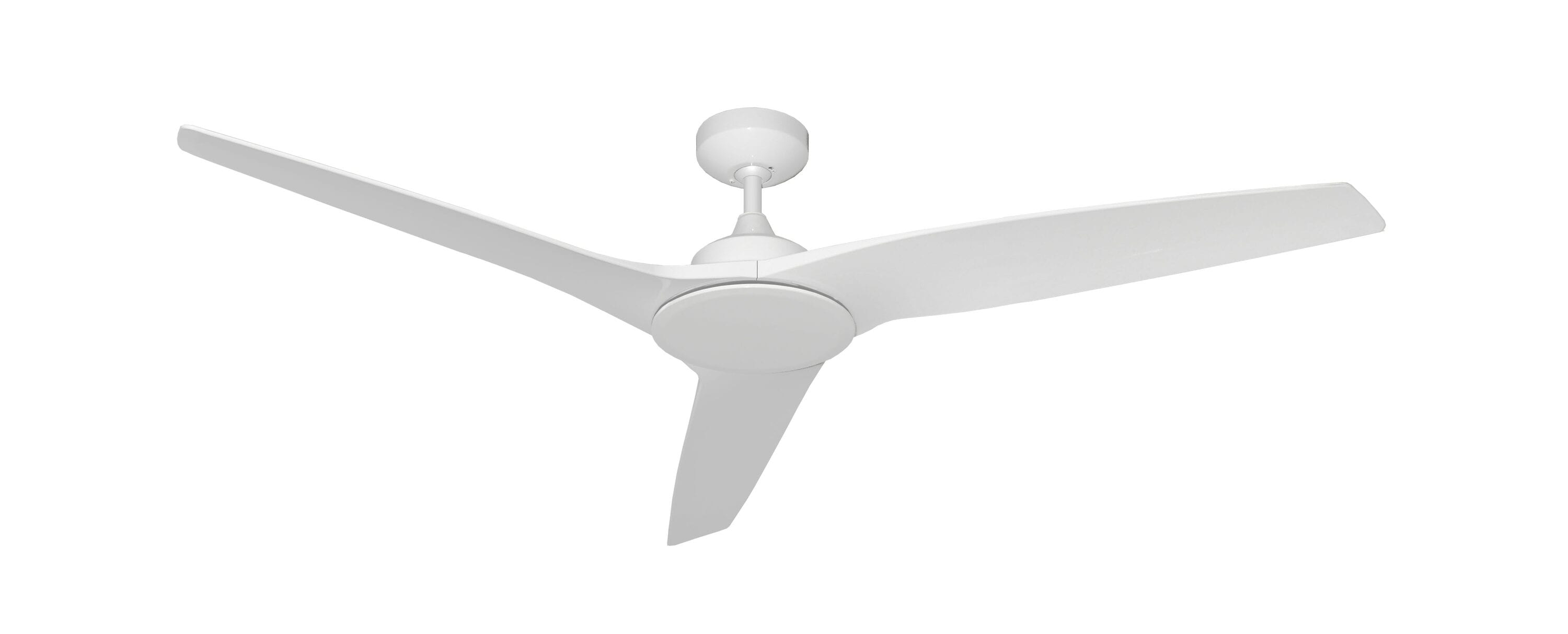 TroposAir 988650+88680 Evolution 60-in Color-Changing Outdoor Pure White with Pure White Blades Propeller Ceiling Fan Light Kit Compatible and Remote ( 3 -Blade )