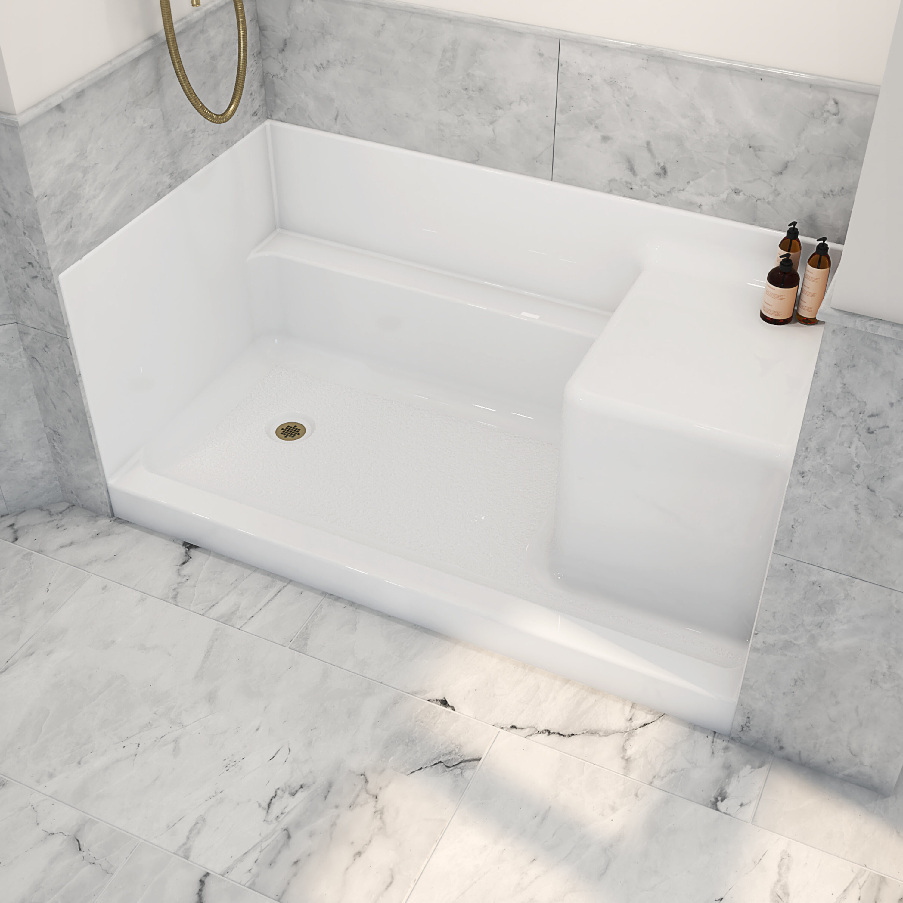 Laurel Mountain LM6032SBRWPK1 Shower-Floors - View #2