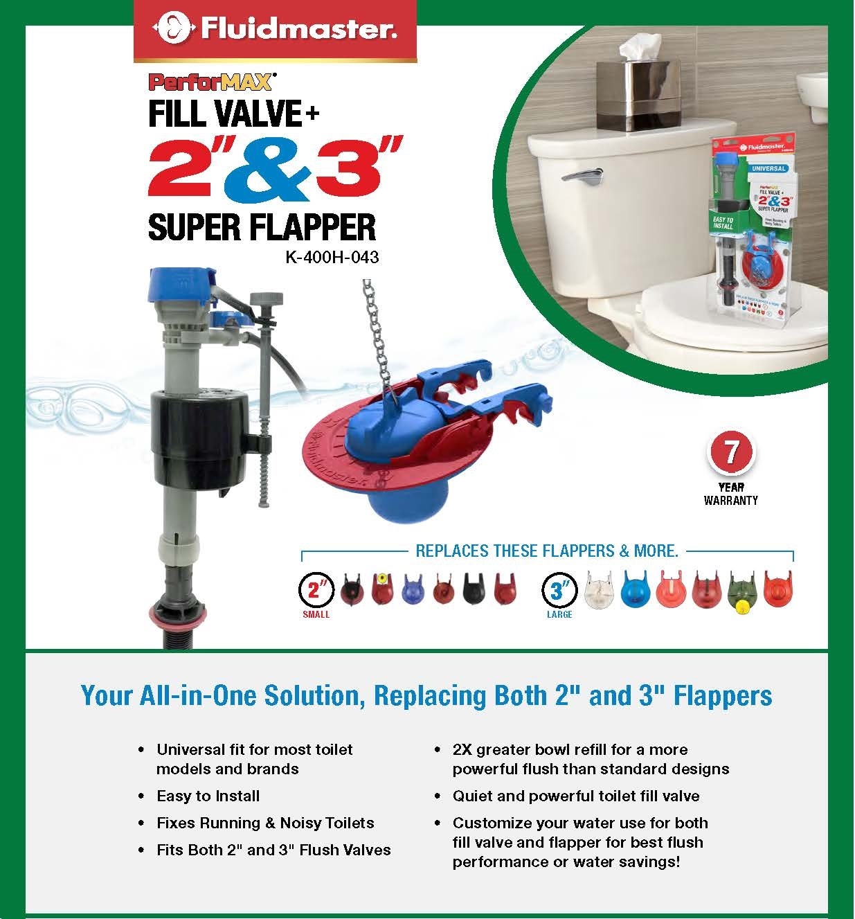 Fluidmaster K-400H-043-T4 Toilet-Tank-Repair-Kits - View #12