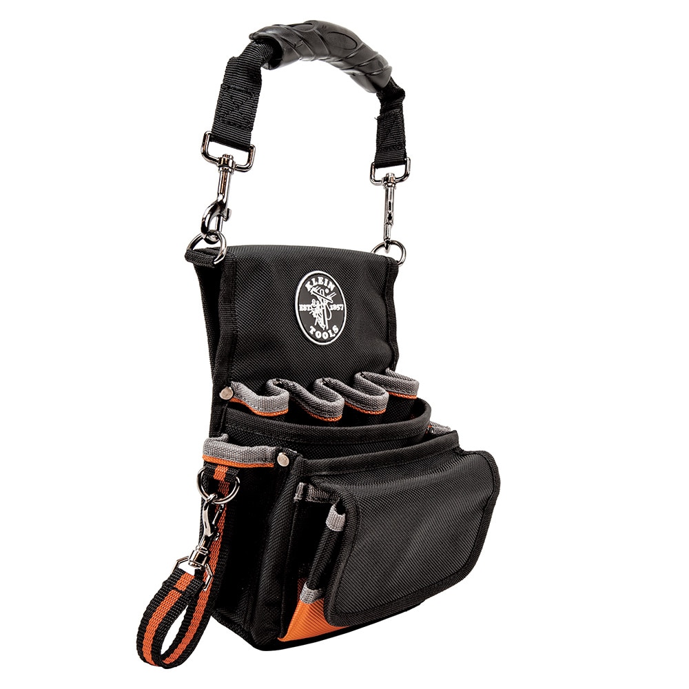 Klein Tools 5242 Tradesman Pro Tool Pouch, 9 Pockets, 9.5 x 7.5 x 9.5-Inch