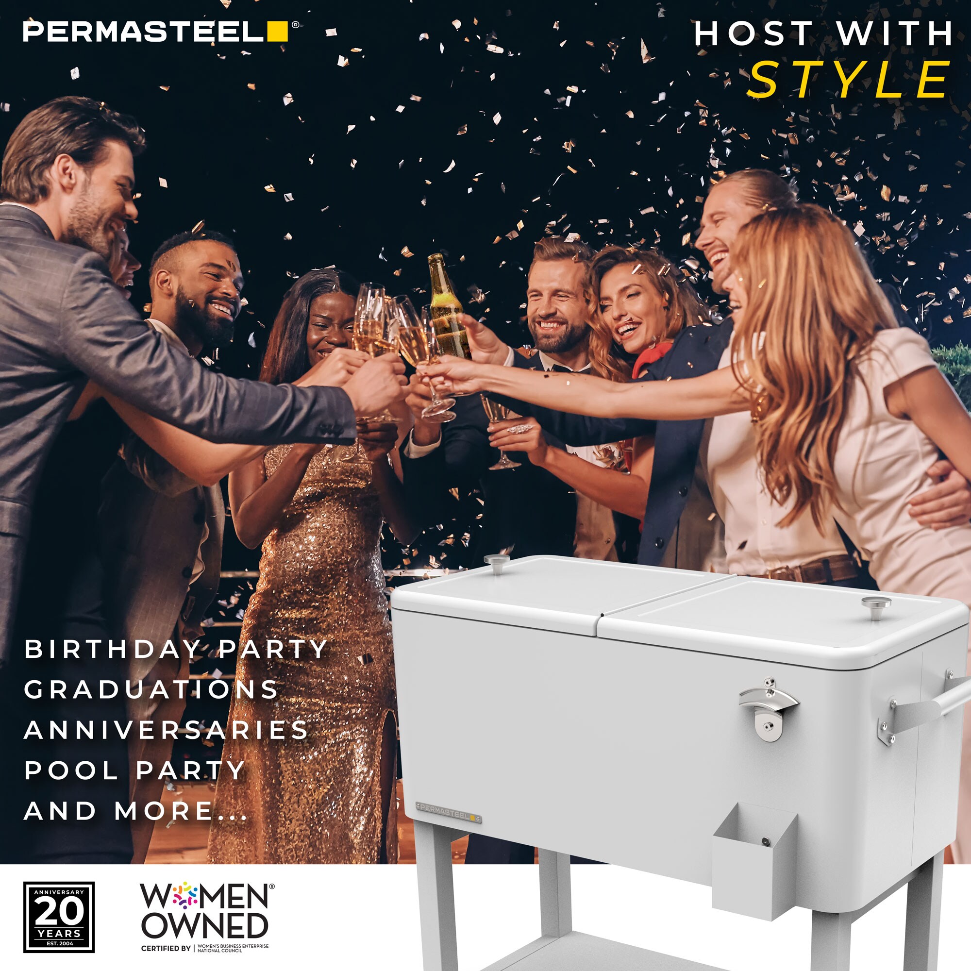 Permasteel PS-223-WT Beverage-Coolers - View #5