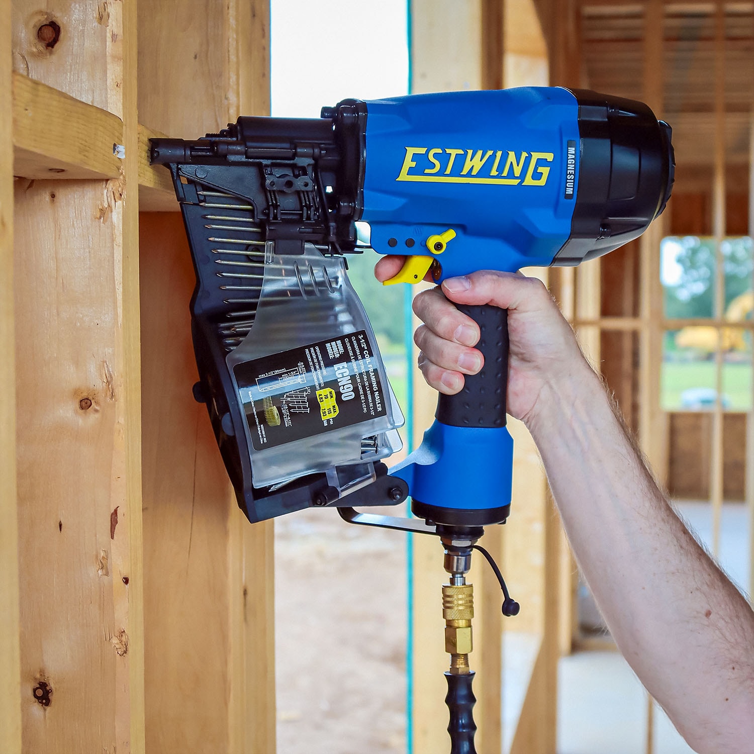 Estwing 3.5-in 15-Degree Pneumatic Framing Nailer ECN90 Sansujyuku sansujyuku.com