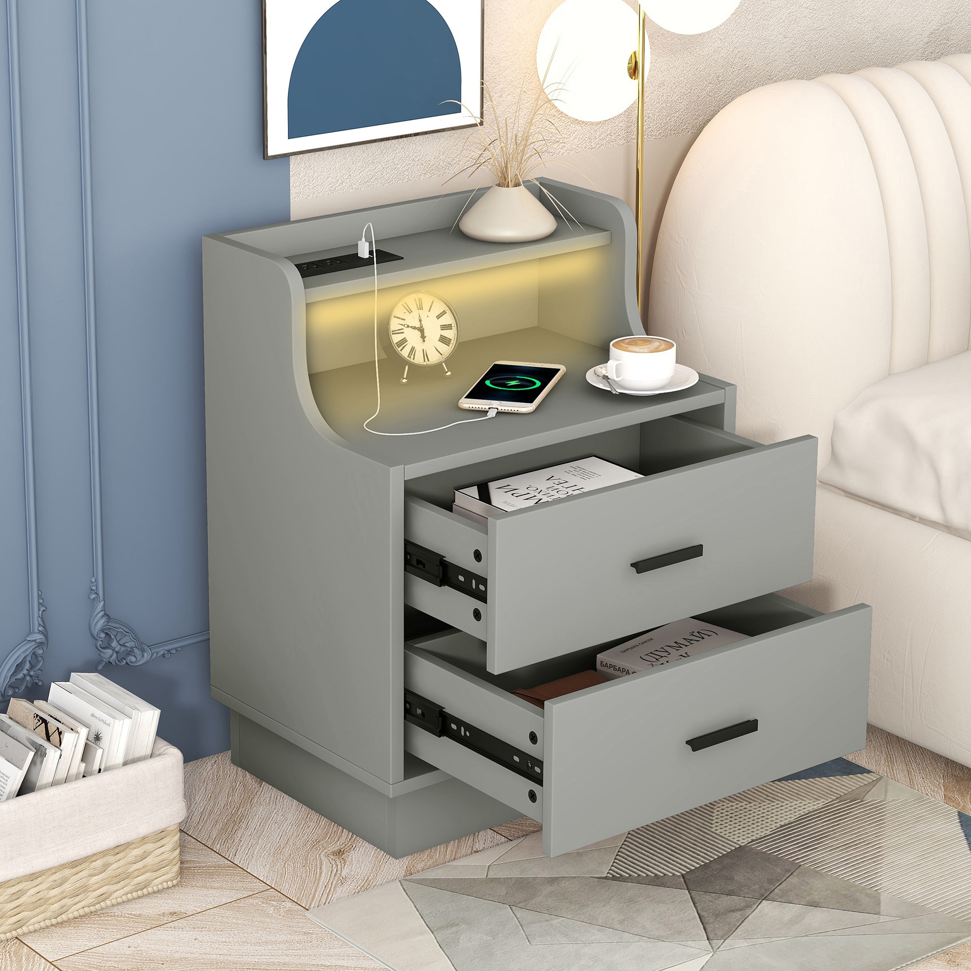 ModernLuxe L-WF298056AAE nightstands - View #13
