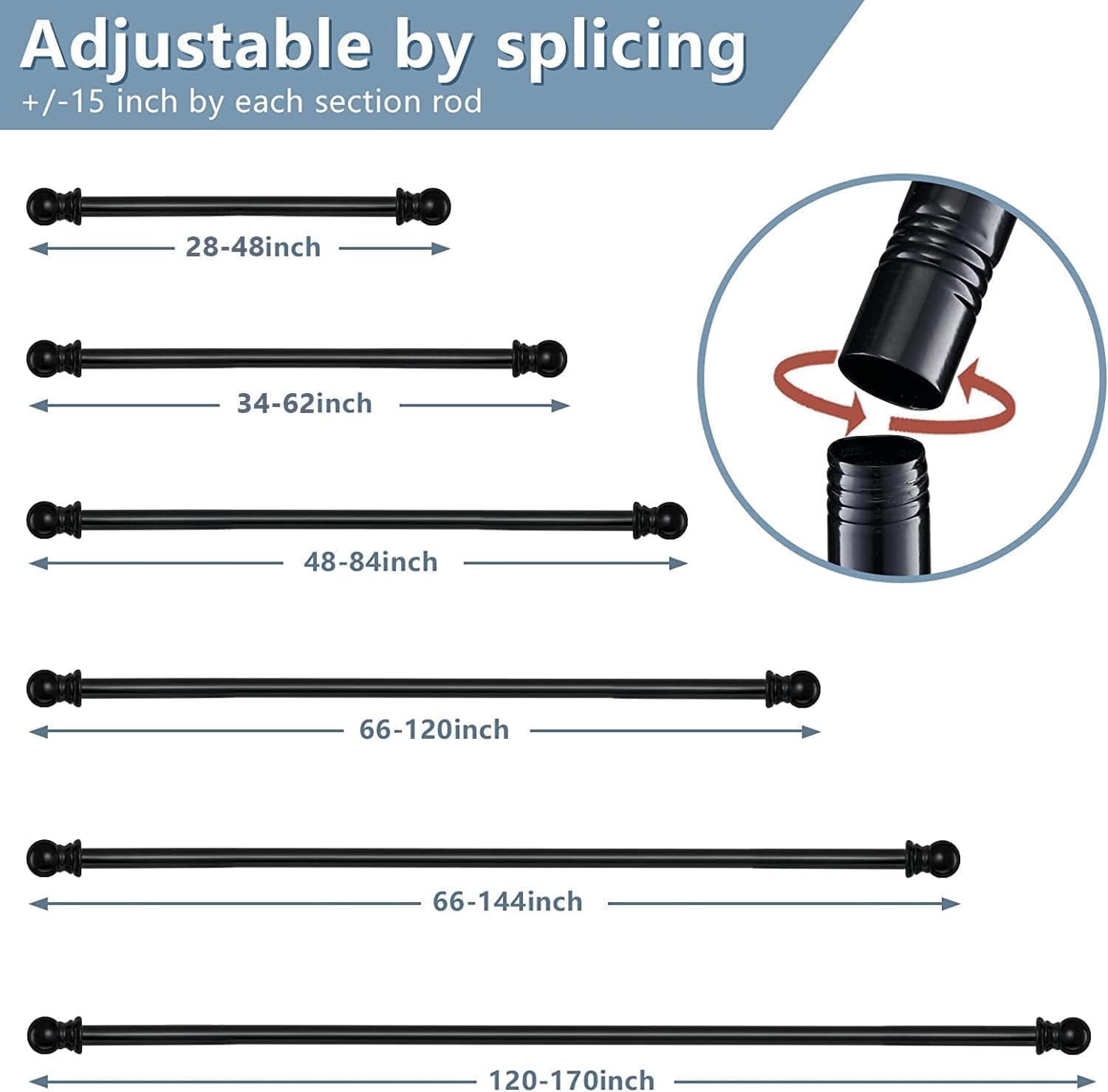 Wire curtain rod Curtain Rods at Lowes.com
