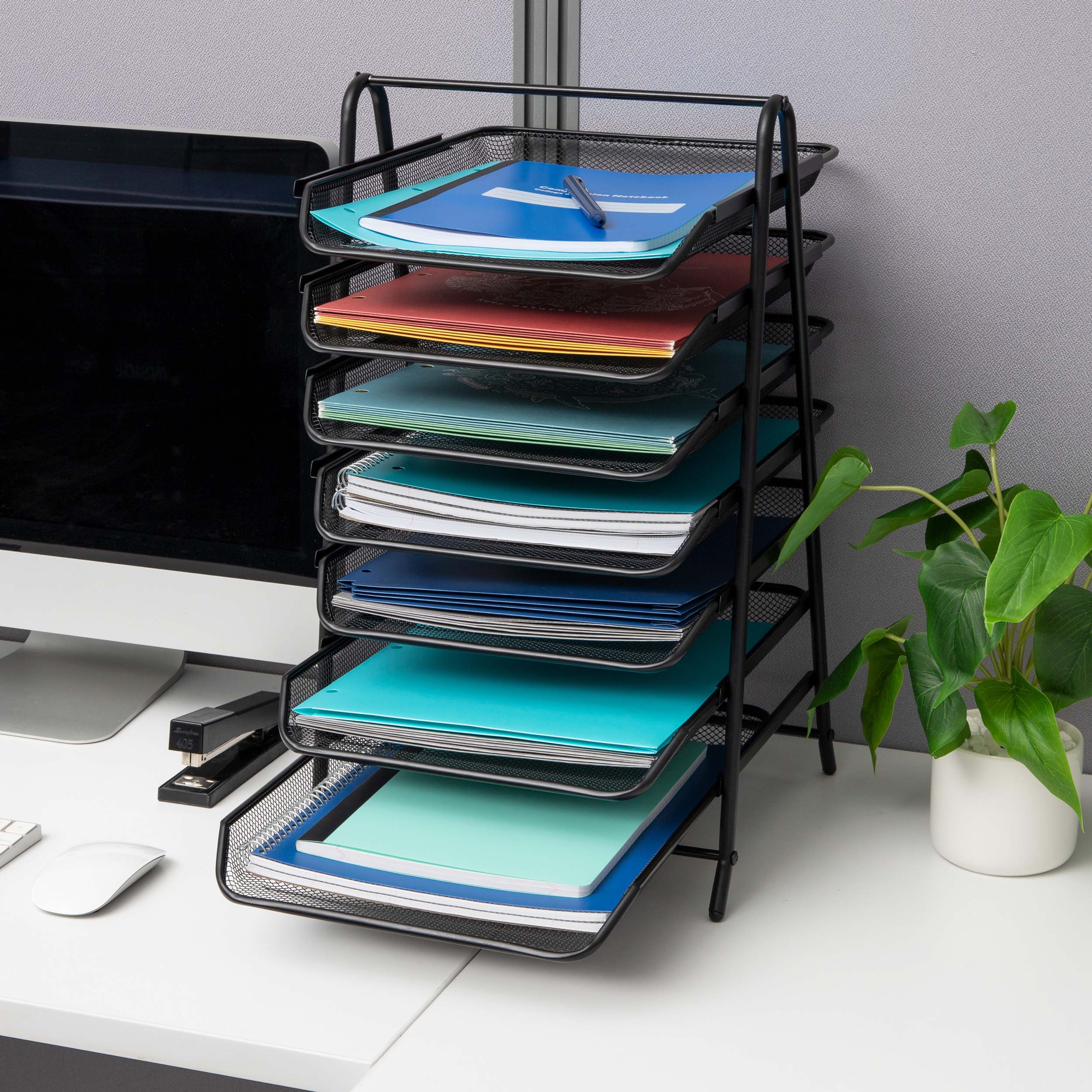 Mind Reader 7TPAPER-BLK Desktop-Organizers - View #6