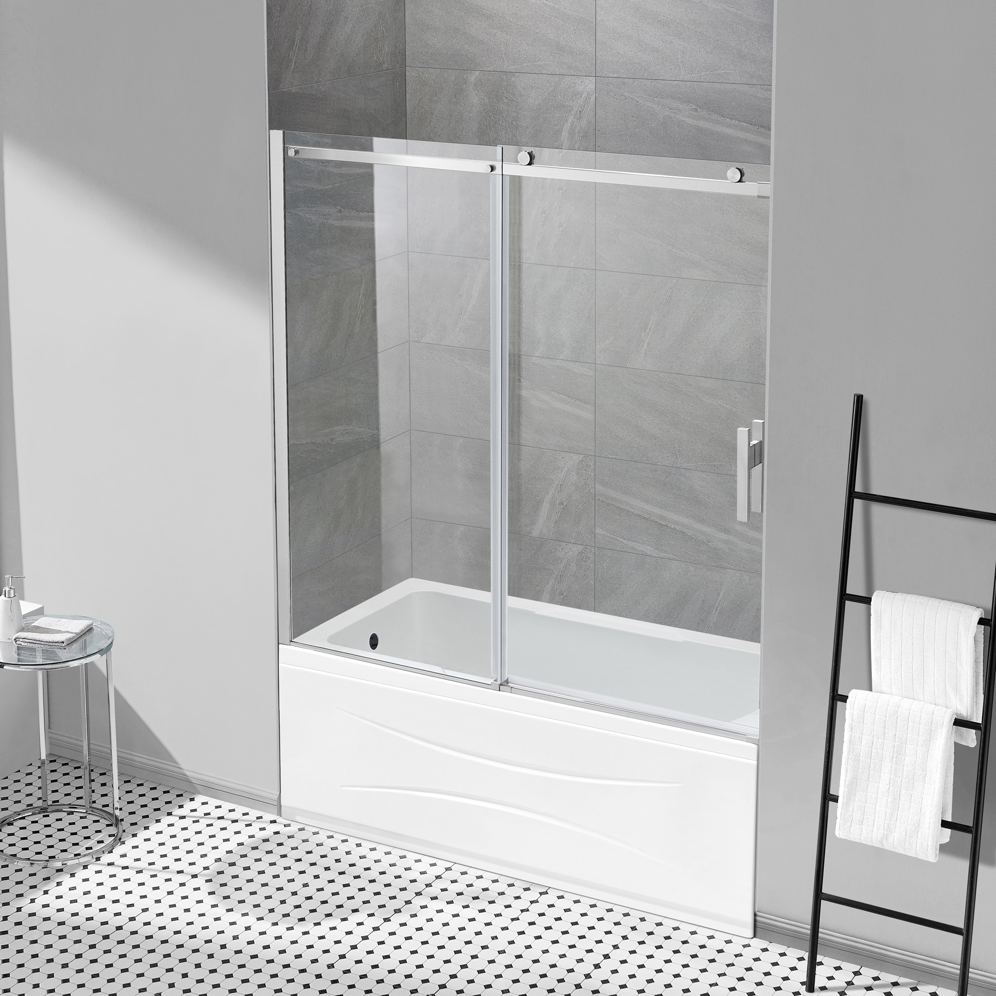 allen + roth DAVIDSON-TD-SN Bathtub-Doors - View #3