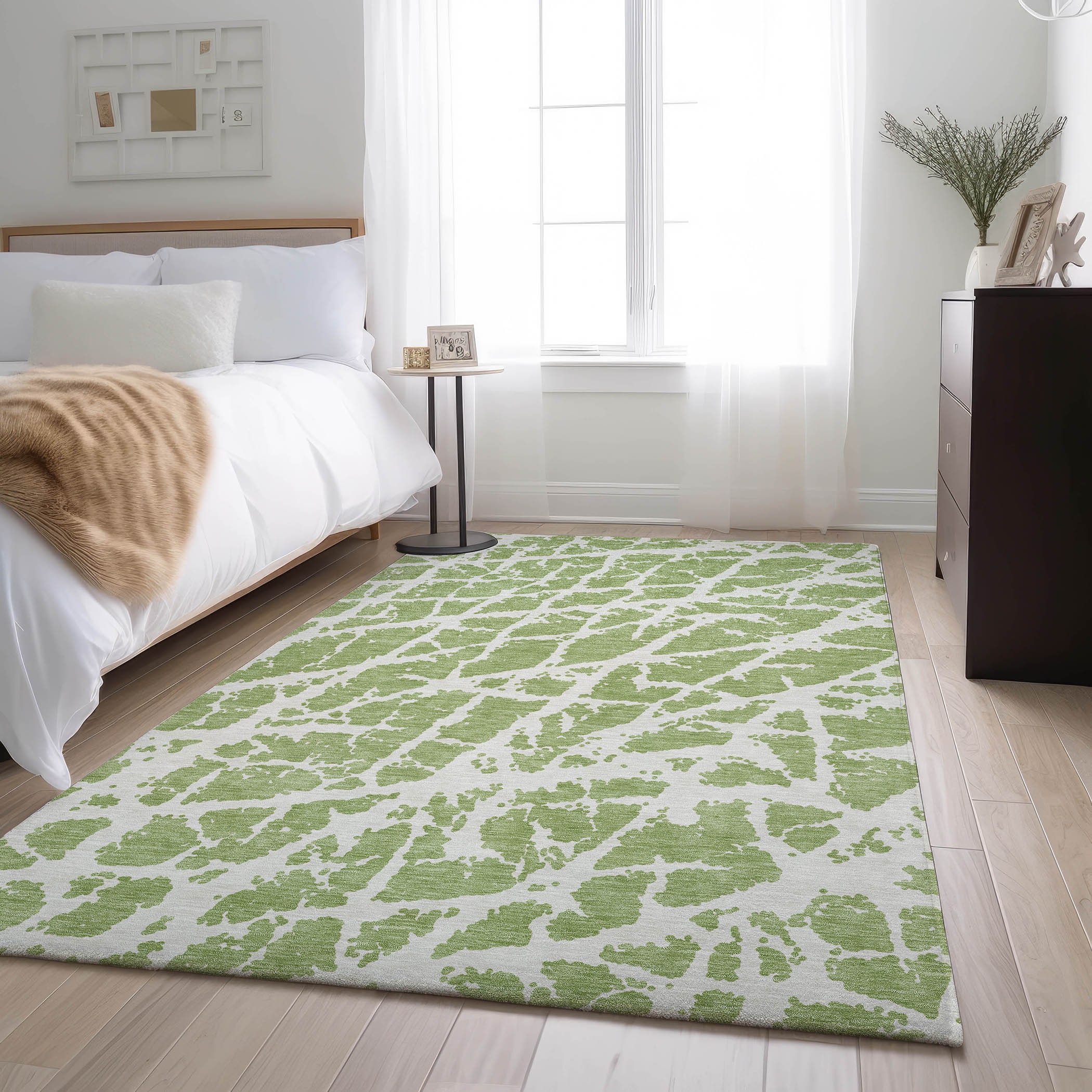 Addison Rugs AMF505BR8X10 Mayfield AMF505BR 8 x 10 (ft) Loomed Polyester Brown Rectangular Indoor Abstract Machine washable Area rug