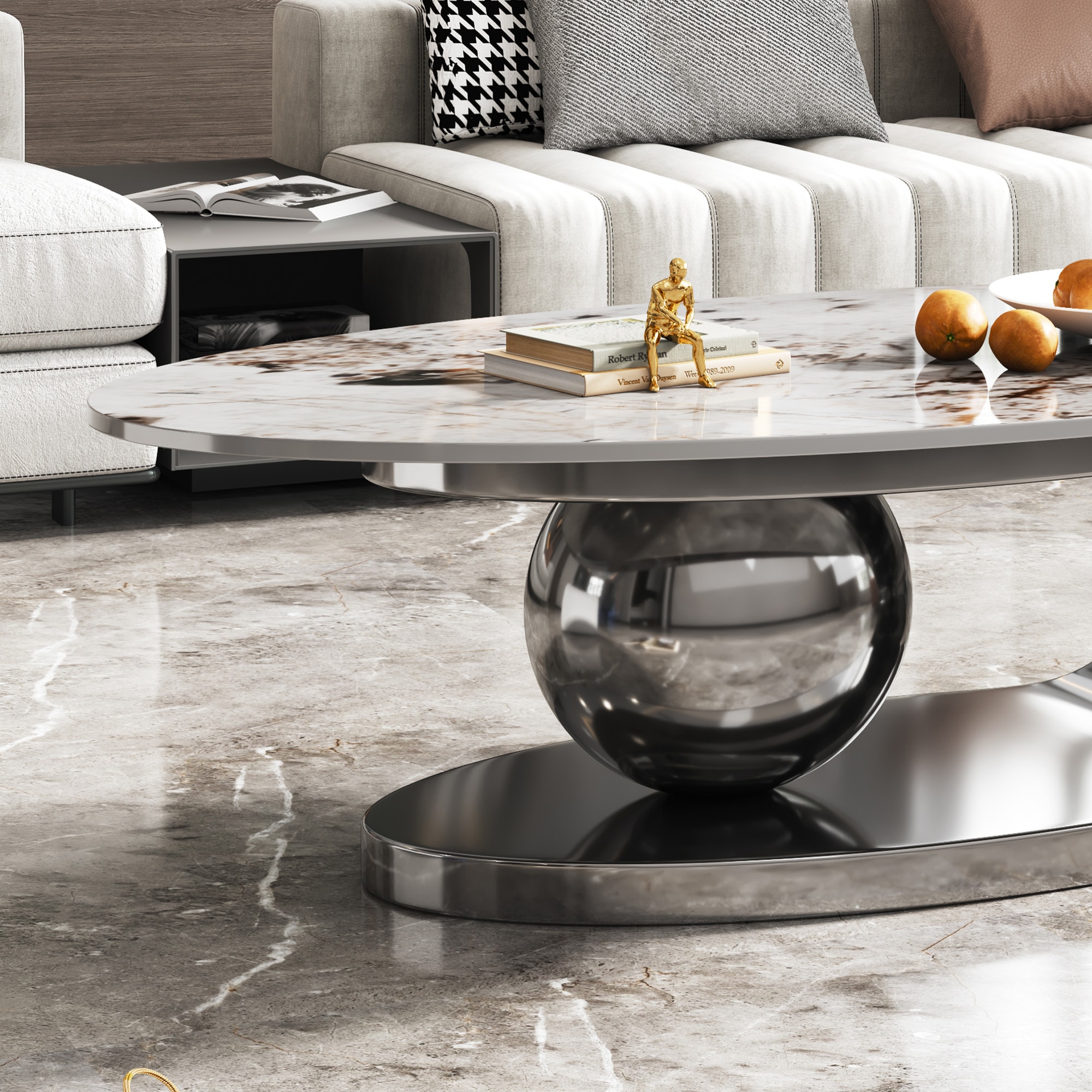 Oizaye YL-618GRAY Coffee-Tables - View #9
