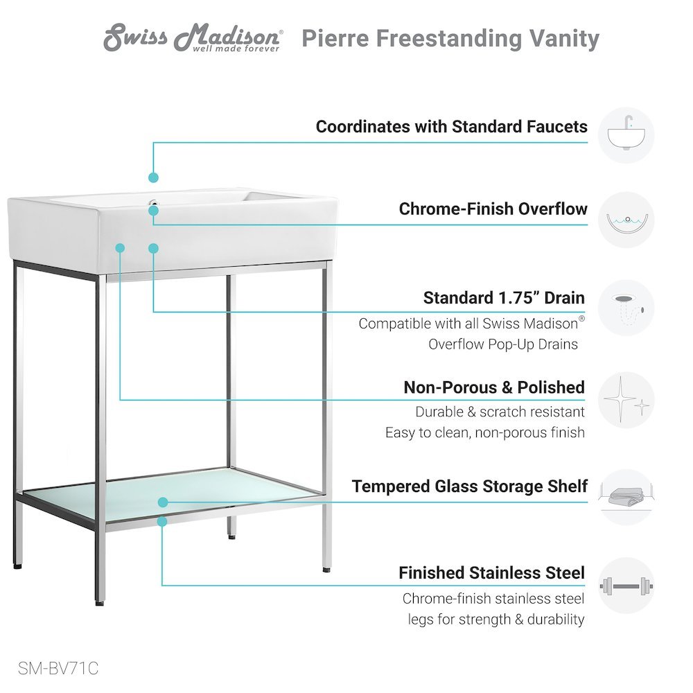 Swiss Madison SM-5-BV71C Bath-Vanity-Combo - View #2