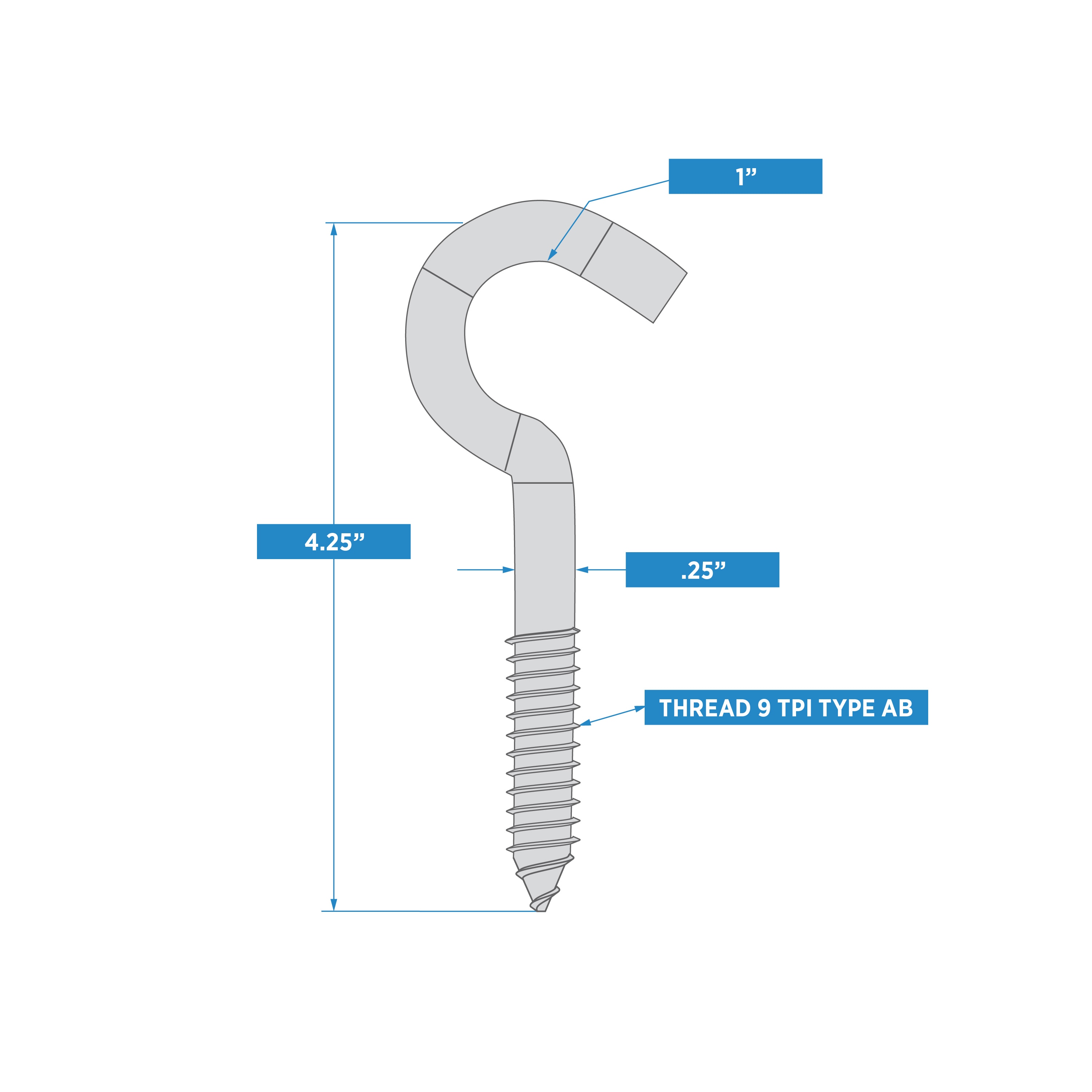 National Hardware N100-373 S Hooks, 2 Inch, Zinc Plated