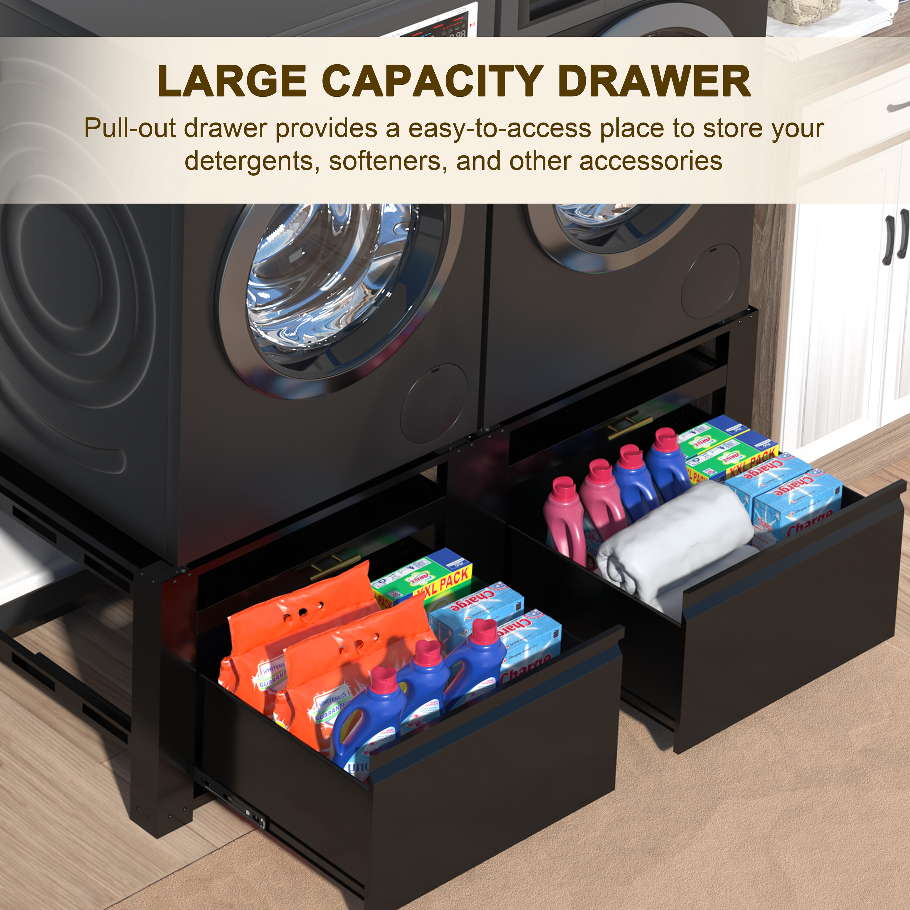 VEIKOUS VANITY SET C01 Laundry-Pedestals - View #4