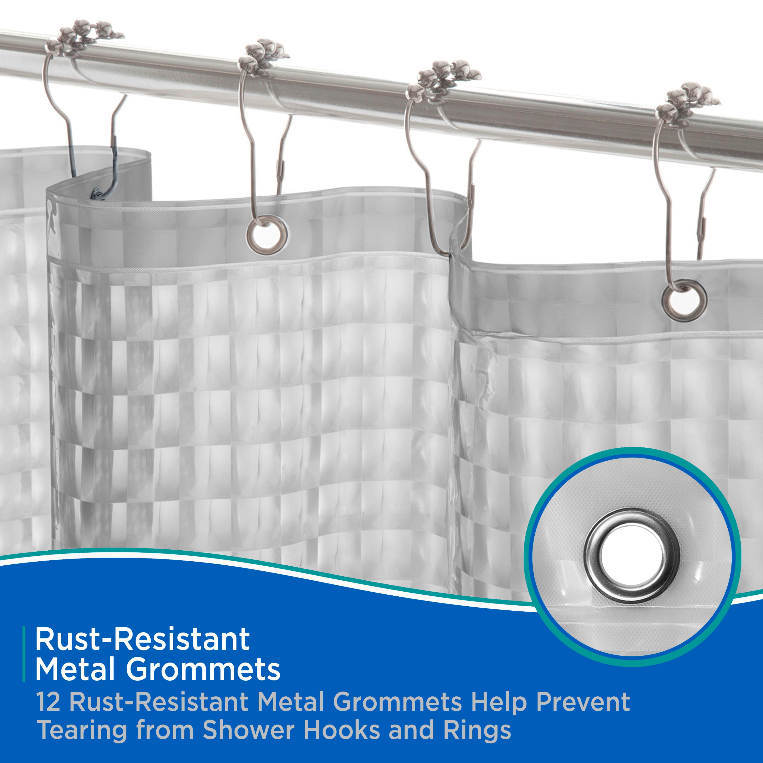 Kenney KN61150 Shower-Curtains-Liners - View #4