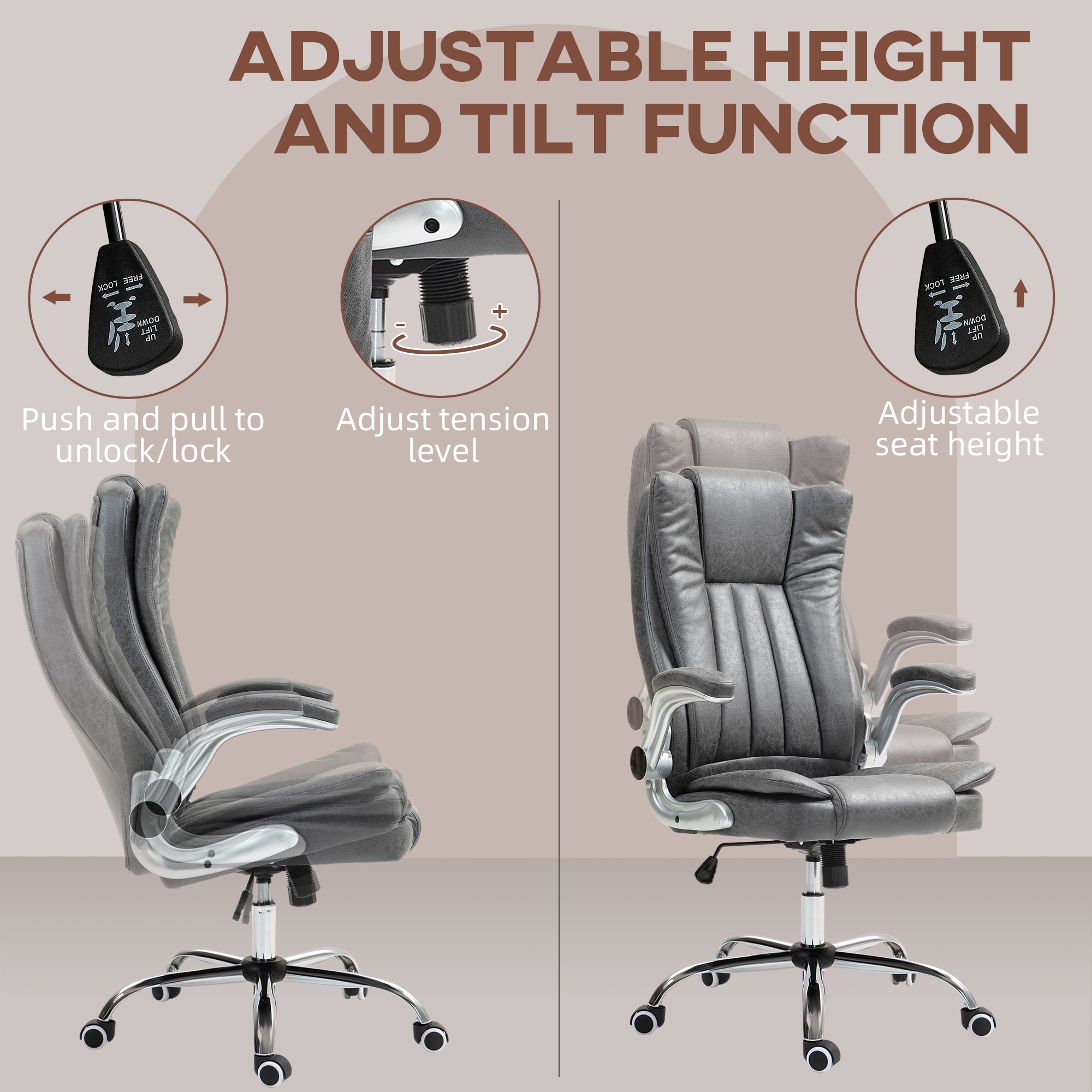 Sumyeg WF-HW66185GR-LA Office-Chairs - View #3