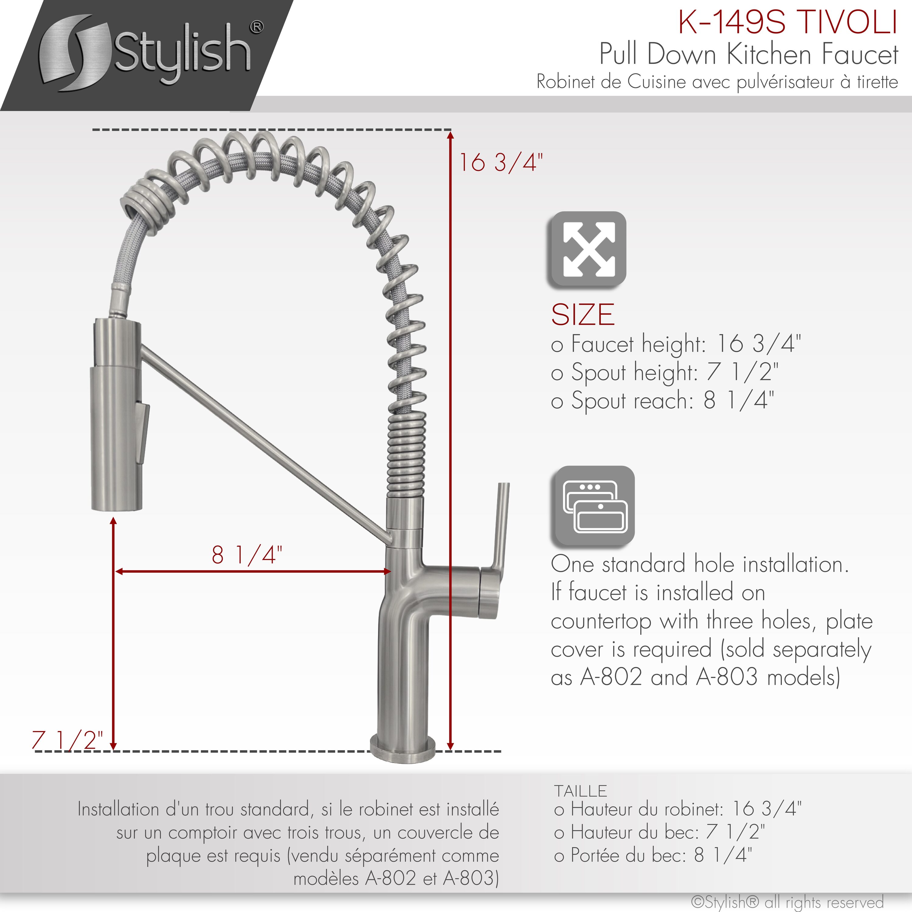 Stylish K-149S Kitchen-Faucets - View #4