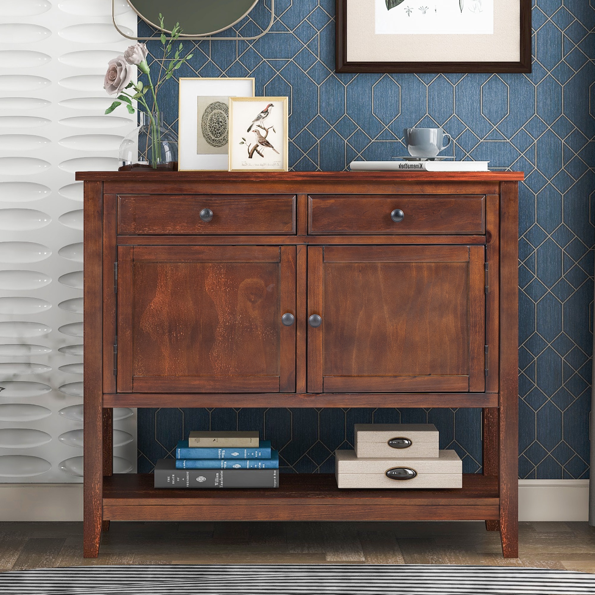 CASAINC BH-497AAB Modern Wood Console Table