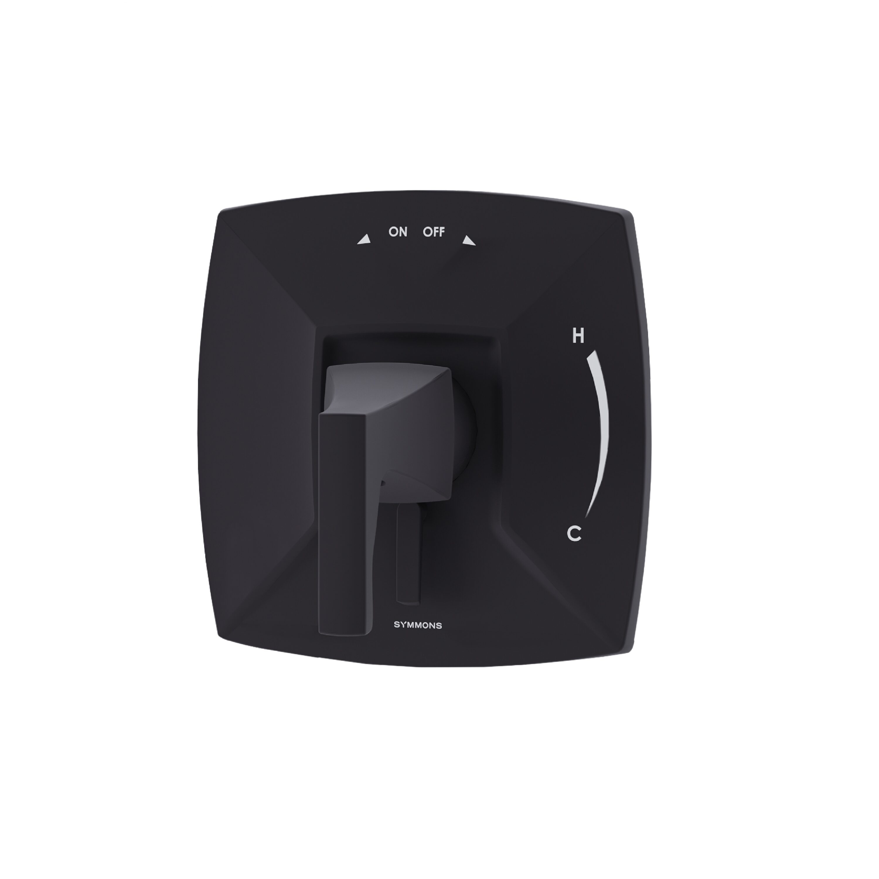 Symmons S5690MBTRM Oak Matte Black Lever Shower Faucet Handle