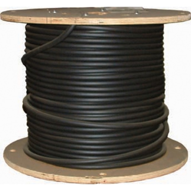 Southwire 1000-ft 3/0-AWG Aluminum Stranded Black XHHW Wire (By-the-Roll)  in the XHHW Wire department at