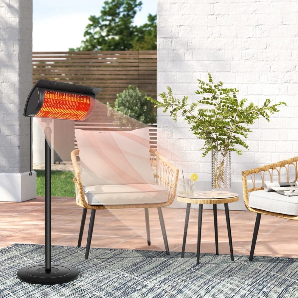 Topcraft TCHIN1B 5100 -BTU 120 -Volt Black Steel Electric Patio Heater