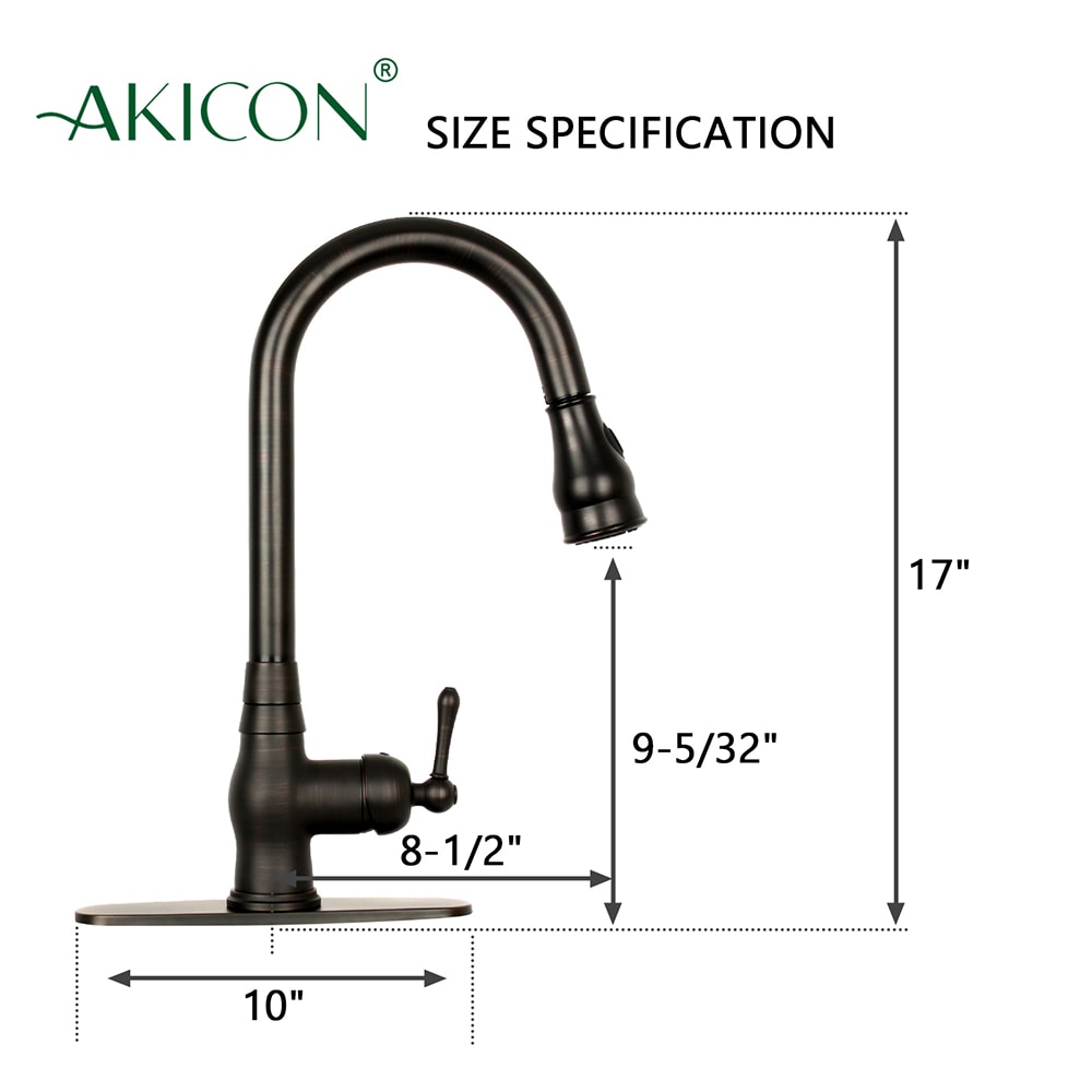 Akicon AK418-ORB Kitchen-Faucets - View #7