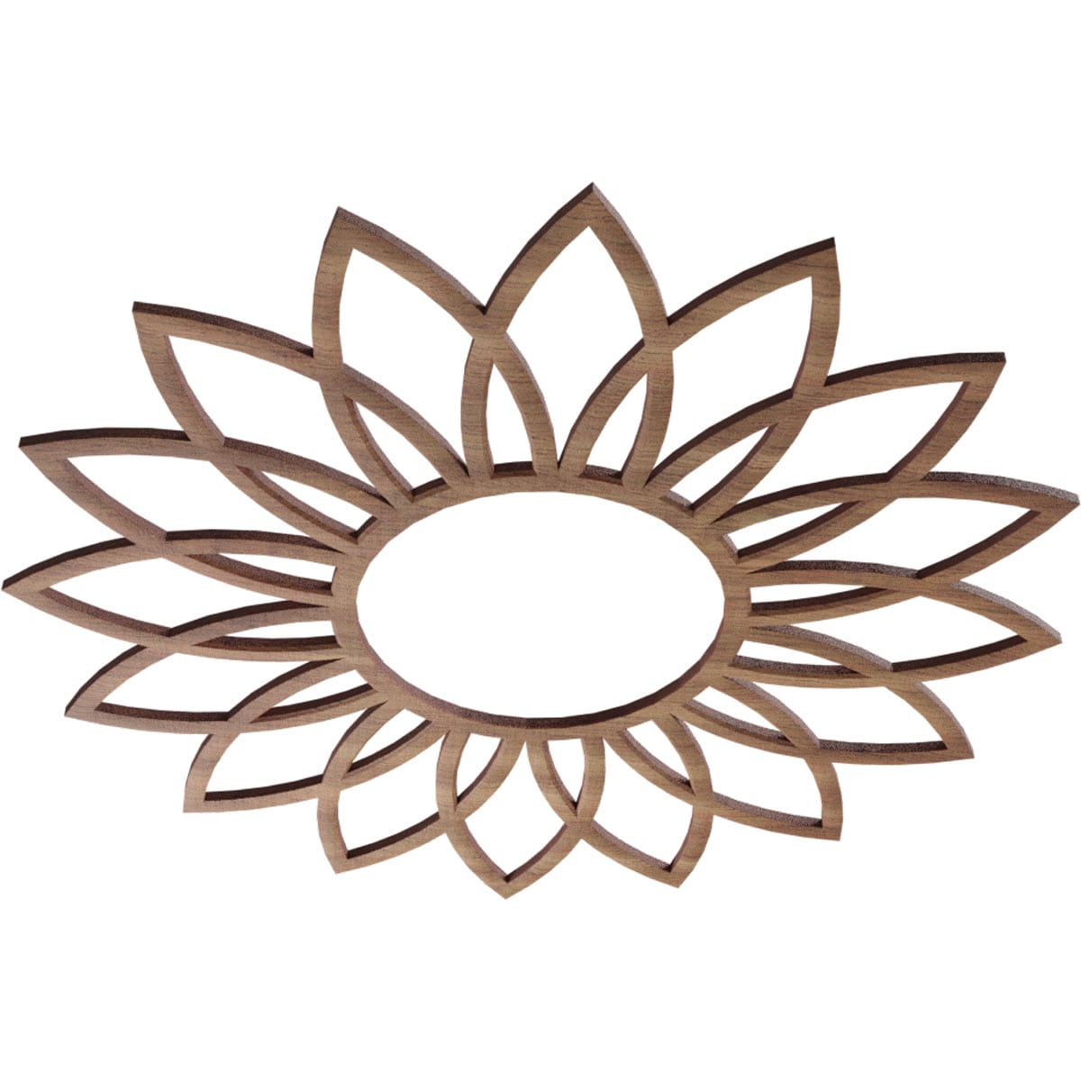 Ekena Millwork CMWP18X18X0375DAWA Ceiling-Medallions - View #2