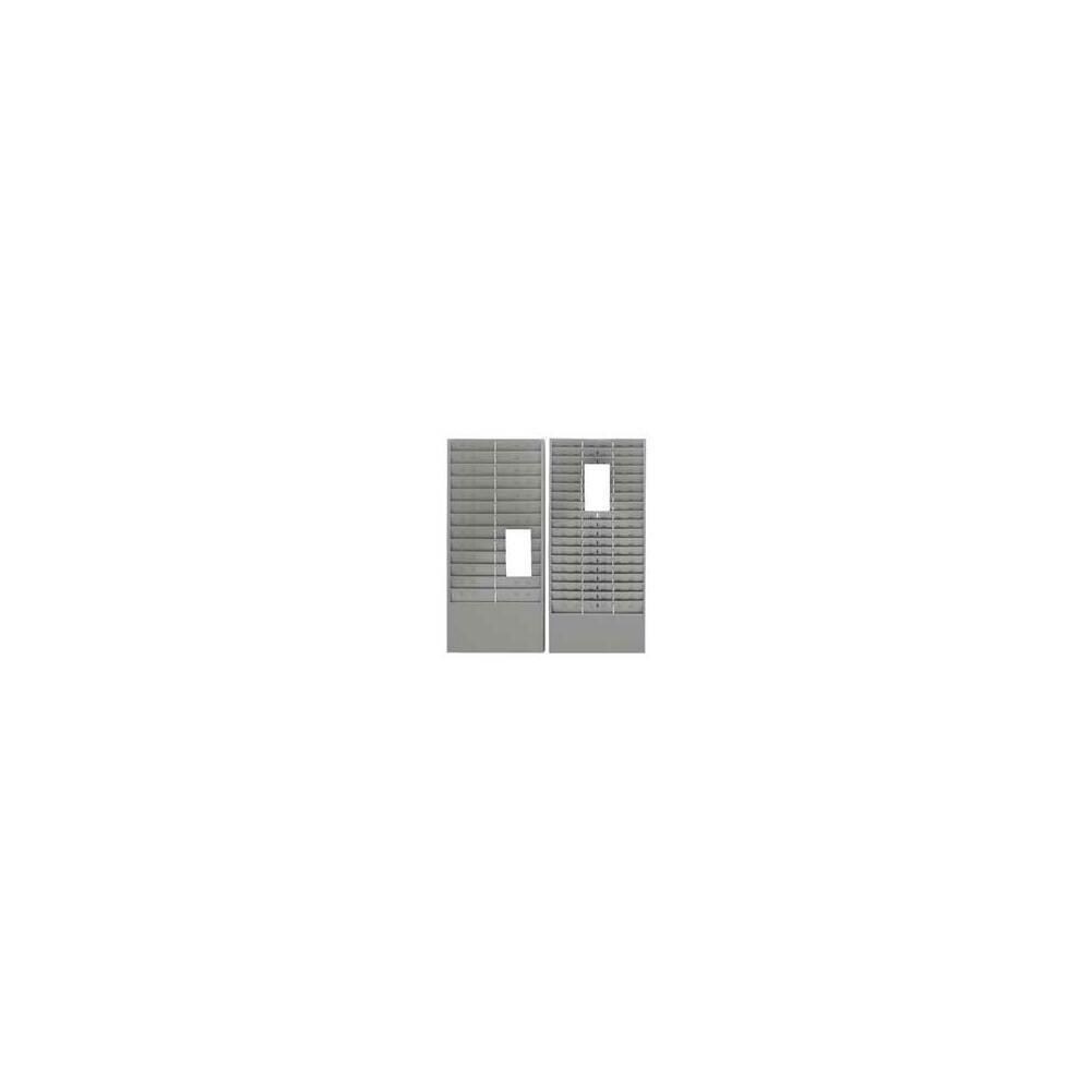  ZX9SPRCH23452 Time Card-Ticket Message Rack- 1.676-54 Pocket- Gray
