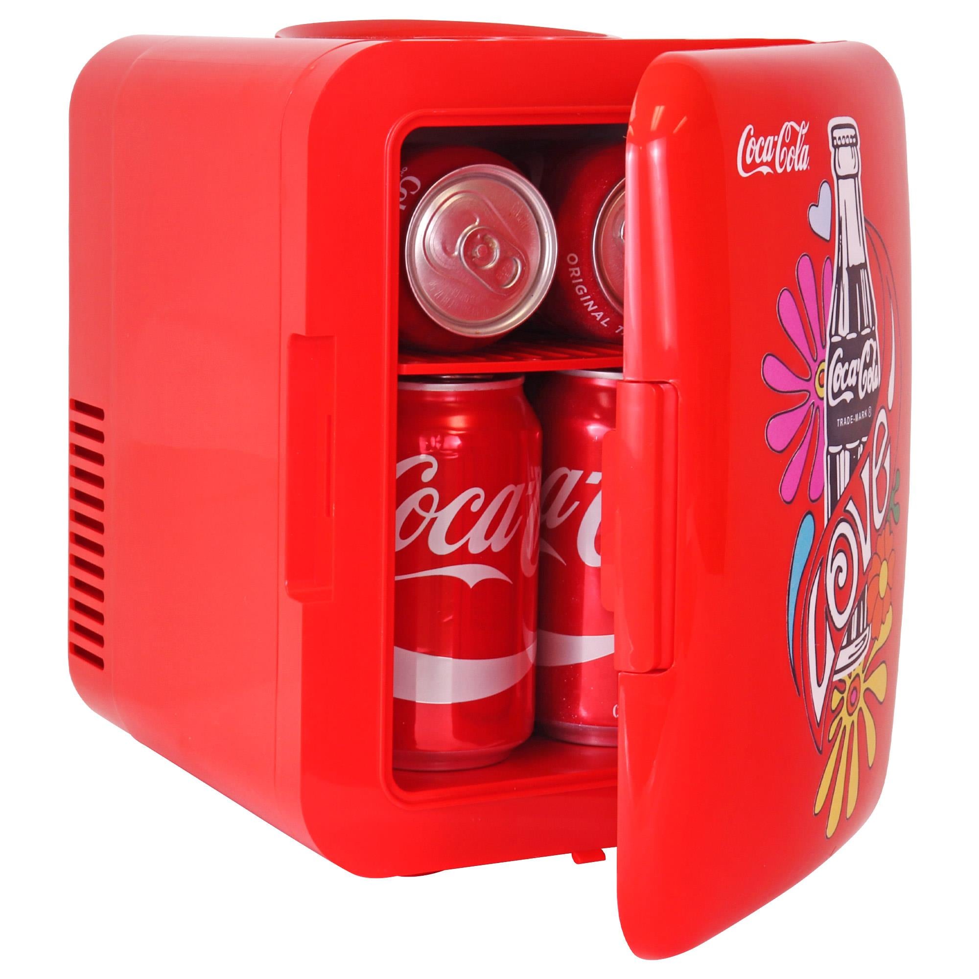 Coca-Cola 1971 Series Love 0.14-cu ft Mini Fridge (Red) in the