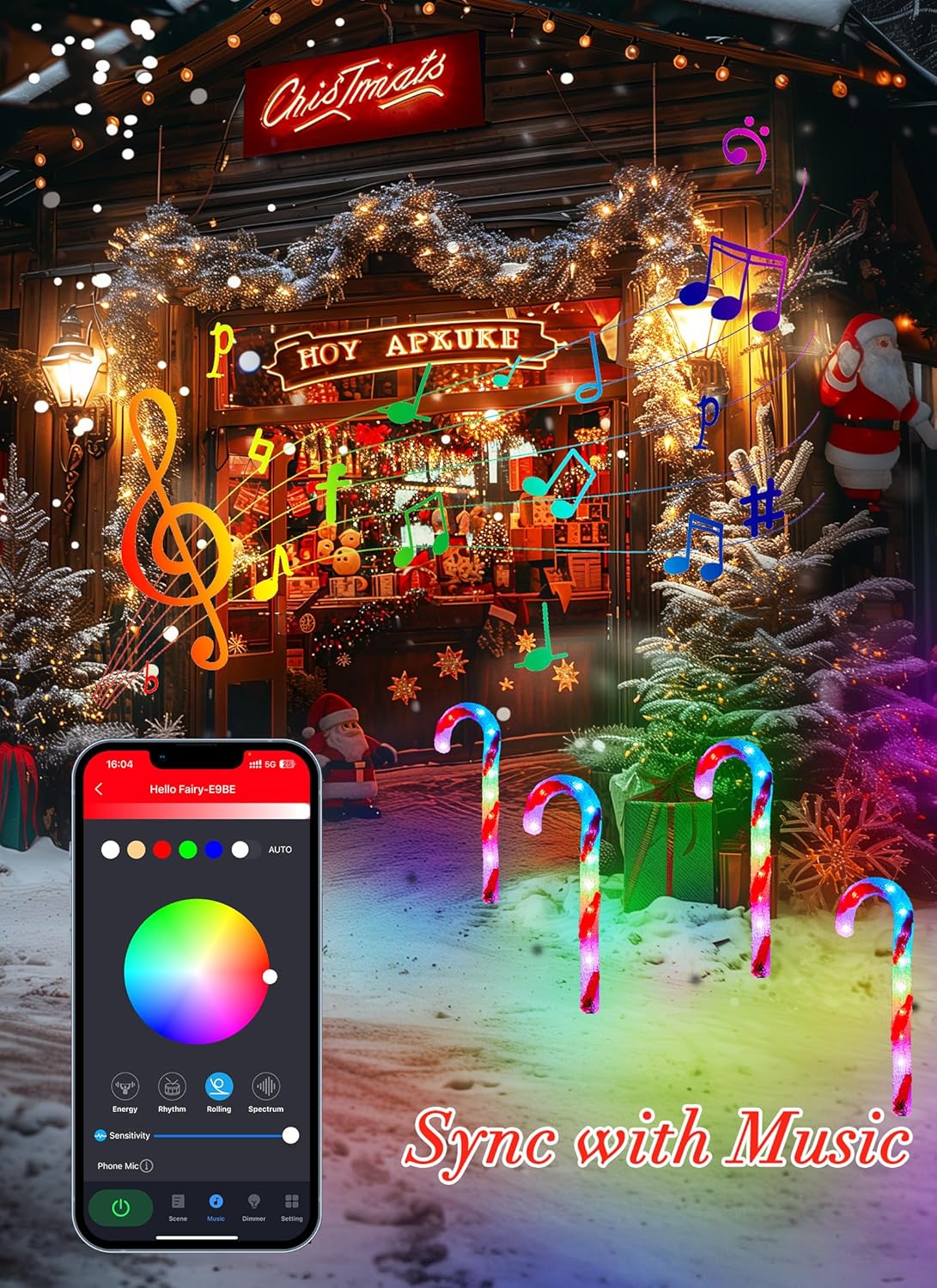 Avatar Controls LSA0014 Table-Christmas-Decorations - View #6