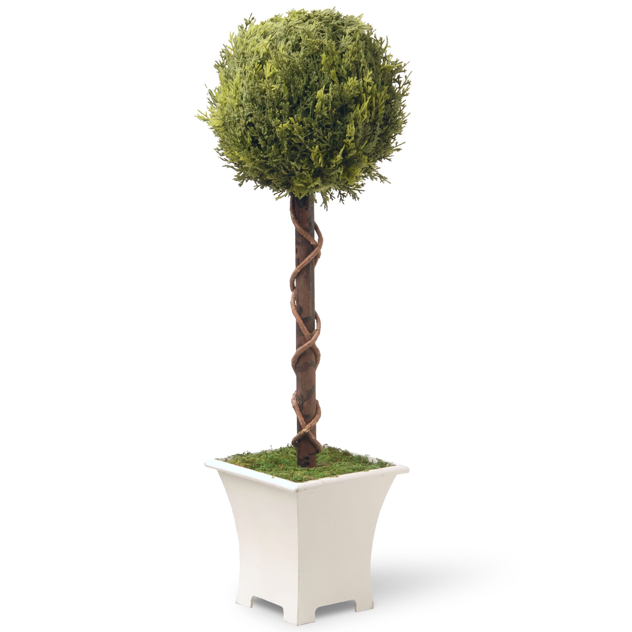 National Tree Company RAS-MH208582A 30-in Green Indoor/Outdoor Mixed Greenery Artificial Tree