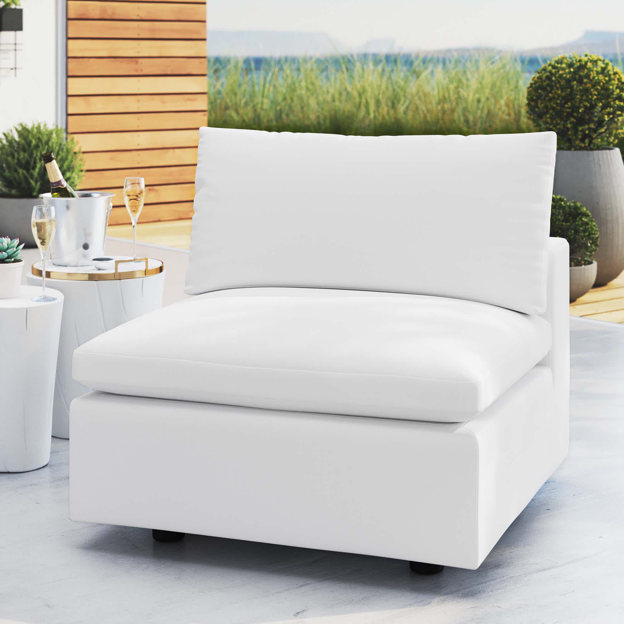 Modway EEI-4905-WHI Patio-Sofas-Daybeds - View #3
