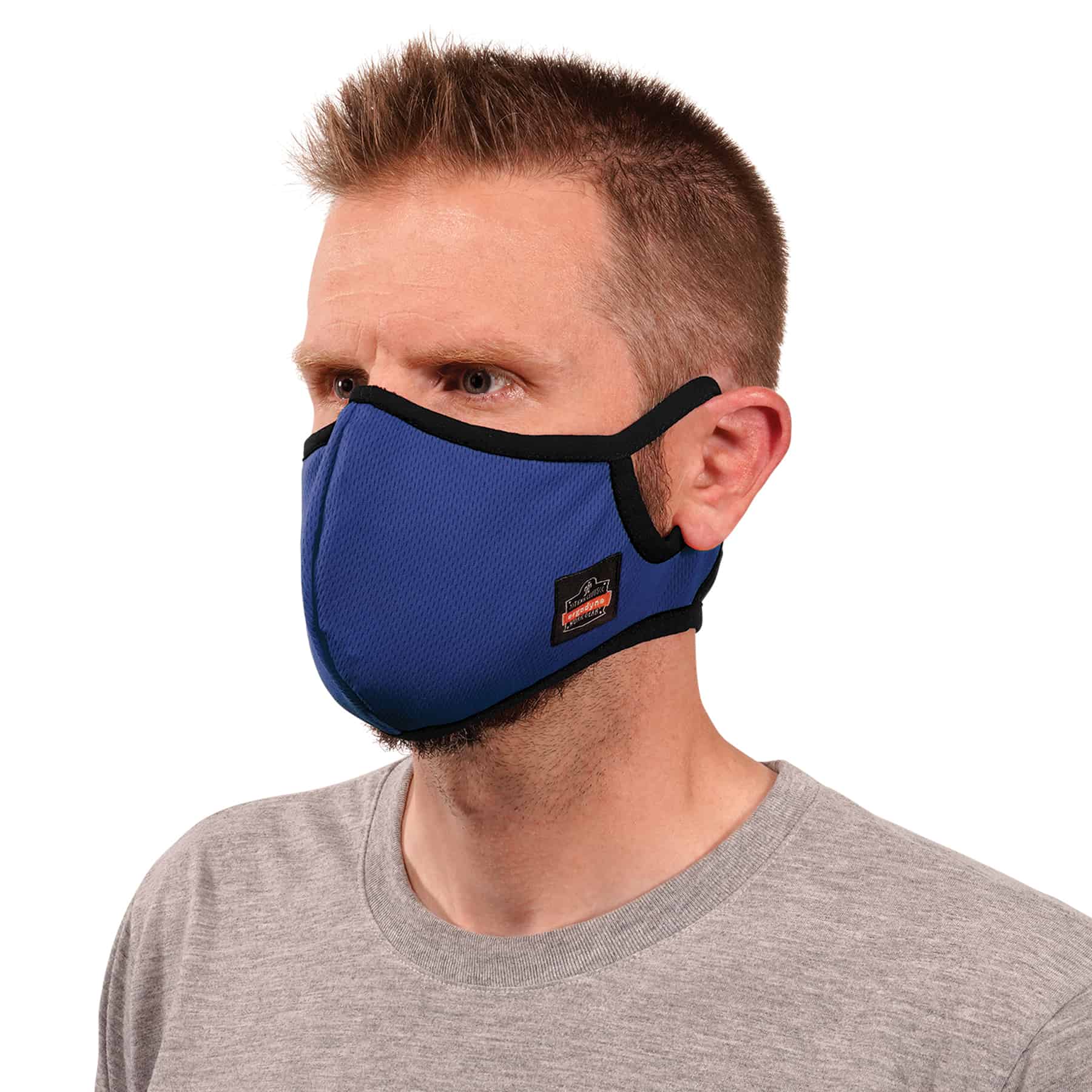 Ergodyne Reusable Cotton Polyester Blend Not Rated Large/X Large All- Purpose  Face Mask in the Face Masks department at