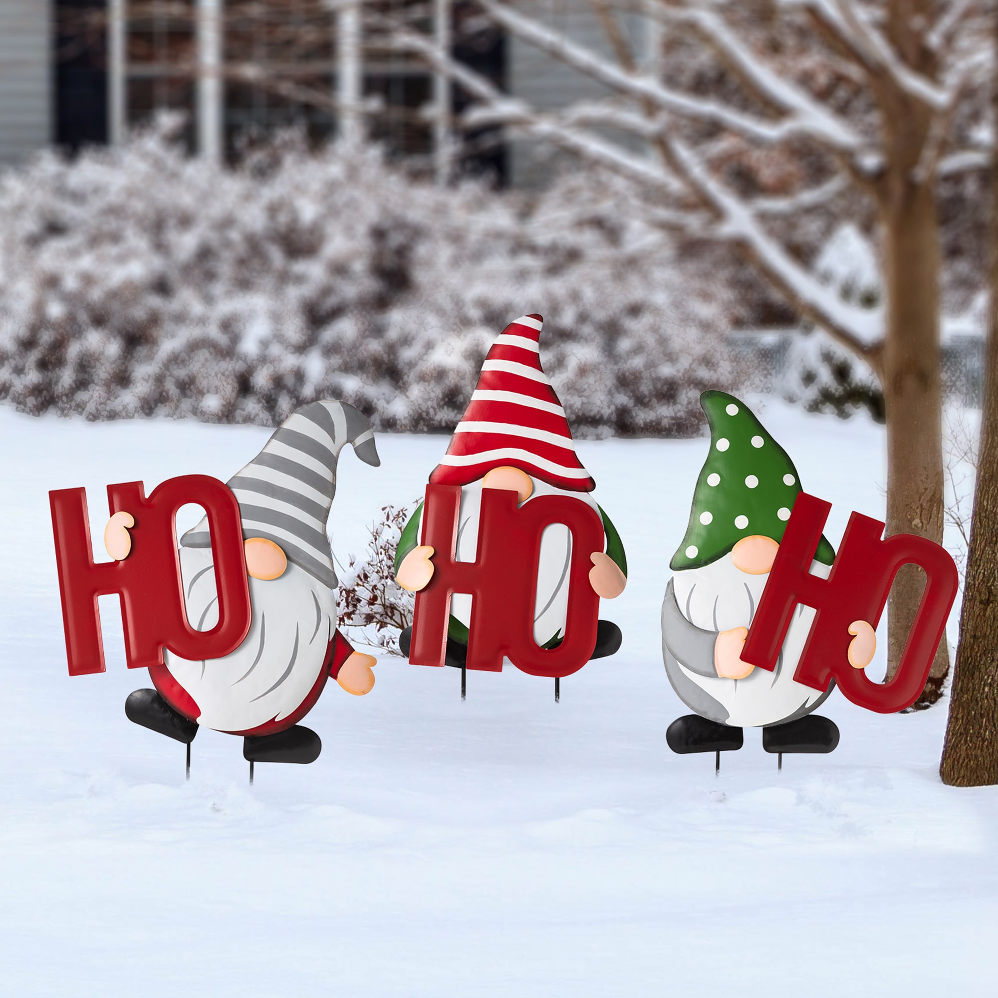 Glitzhome 2010200013 Outdoor-Christmas-Decor - View #3