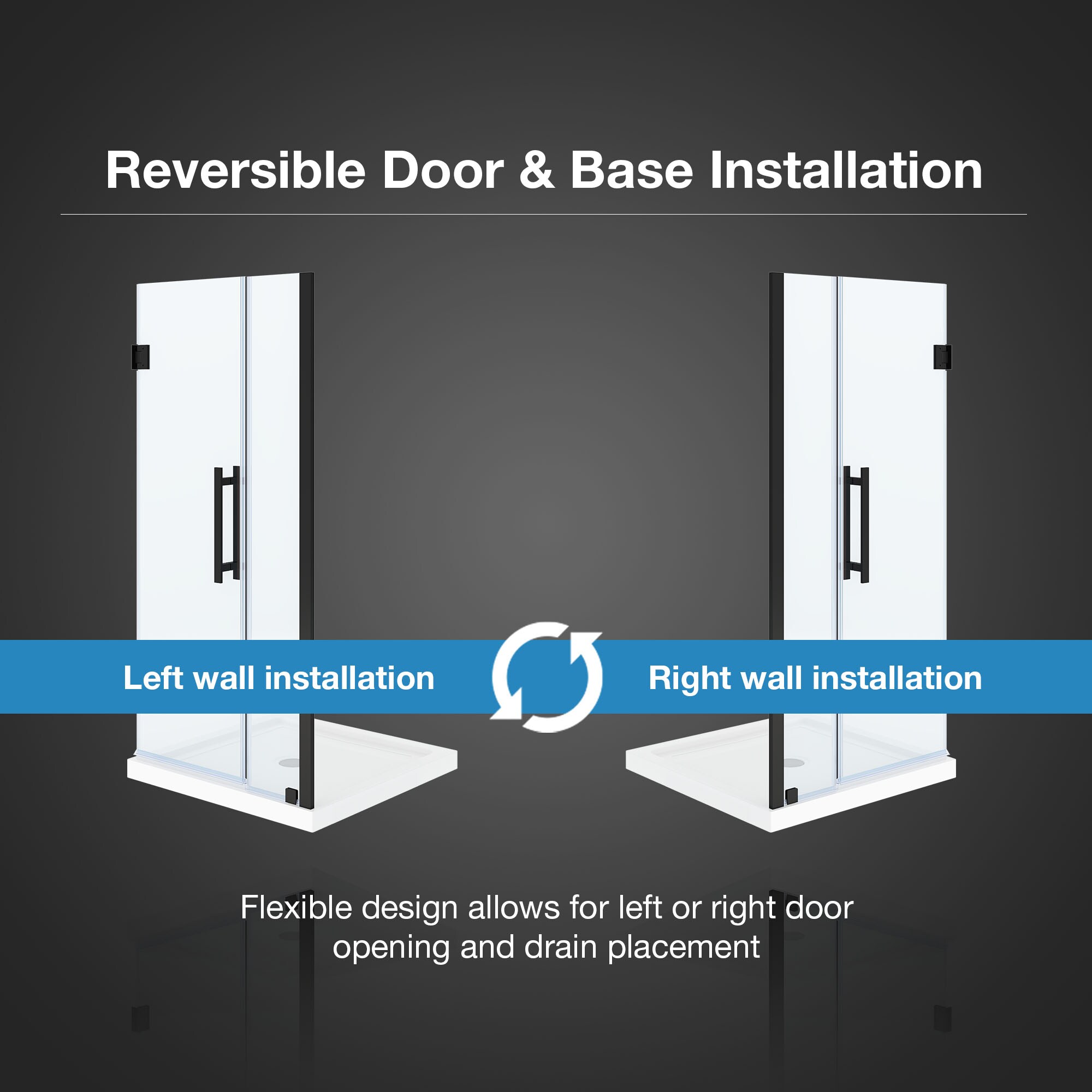 OVE Decors 15SKC-PANM36-BLK Alcove-Shower-Kit - View #13
