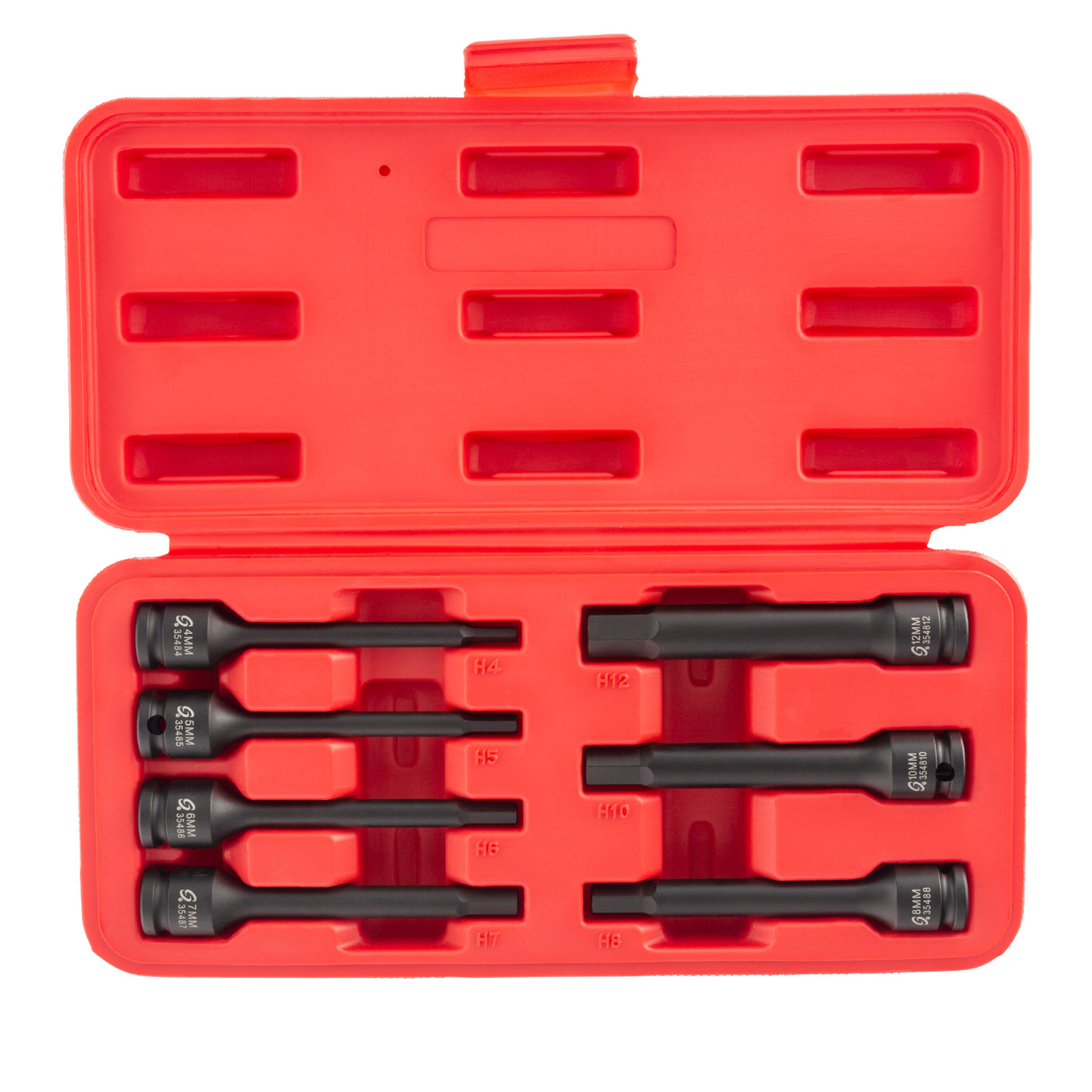 SUNEX TOOLS 3548 7 -Piece Metric 3/8-in Drive 3/8-in 6-point Impact Socket Set
