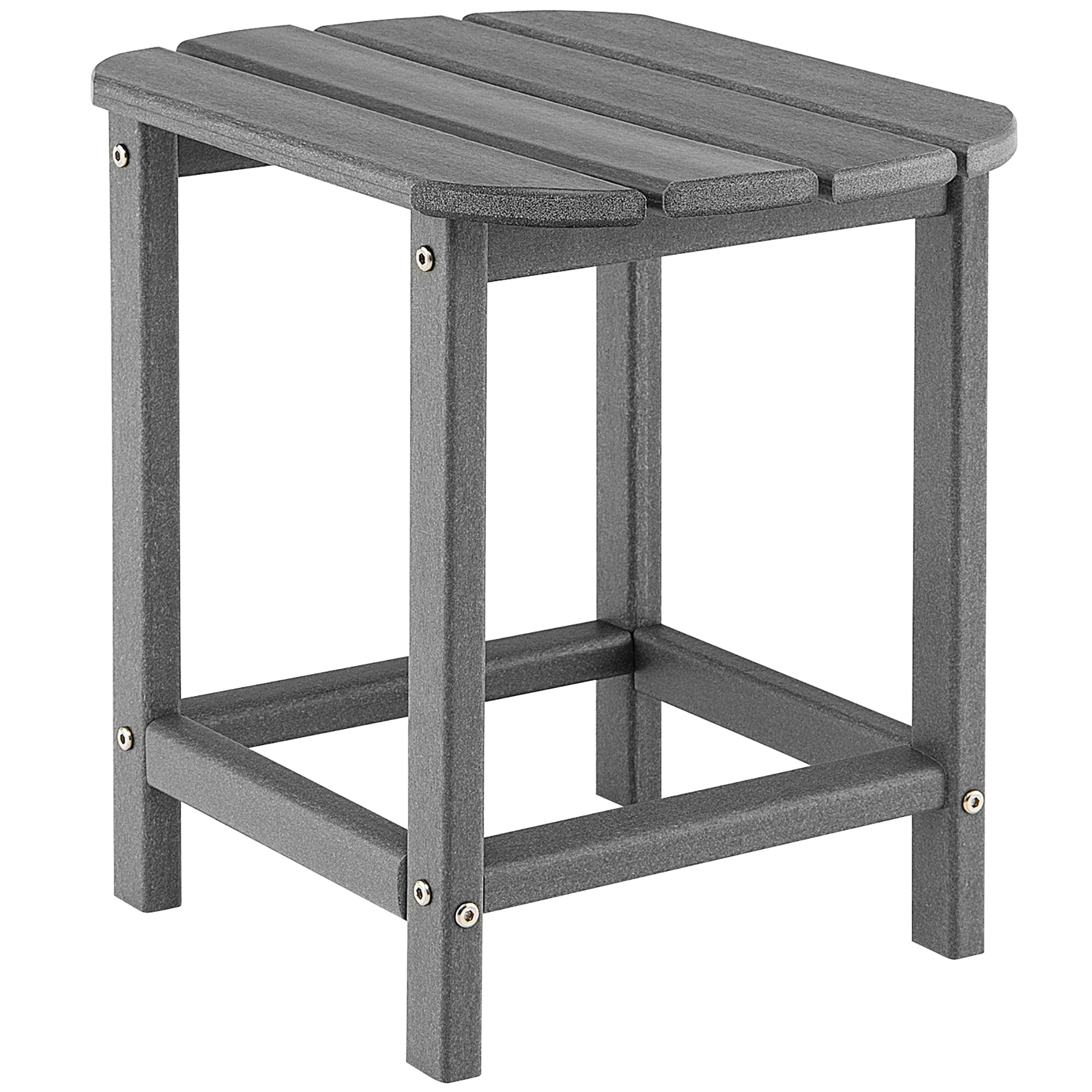 Goplus NP10331GR Square Outdoor Coffee Table 14.5-in W x 19-in L