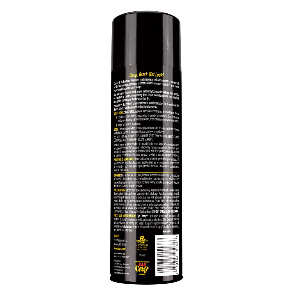 Tire Dressing Spray Meguiar's Hot Shine, 710ml - G12024 - Pro Detailing