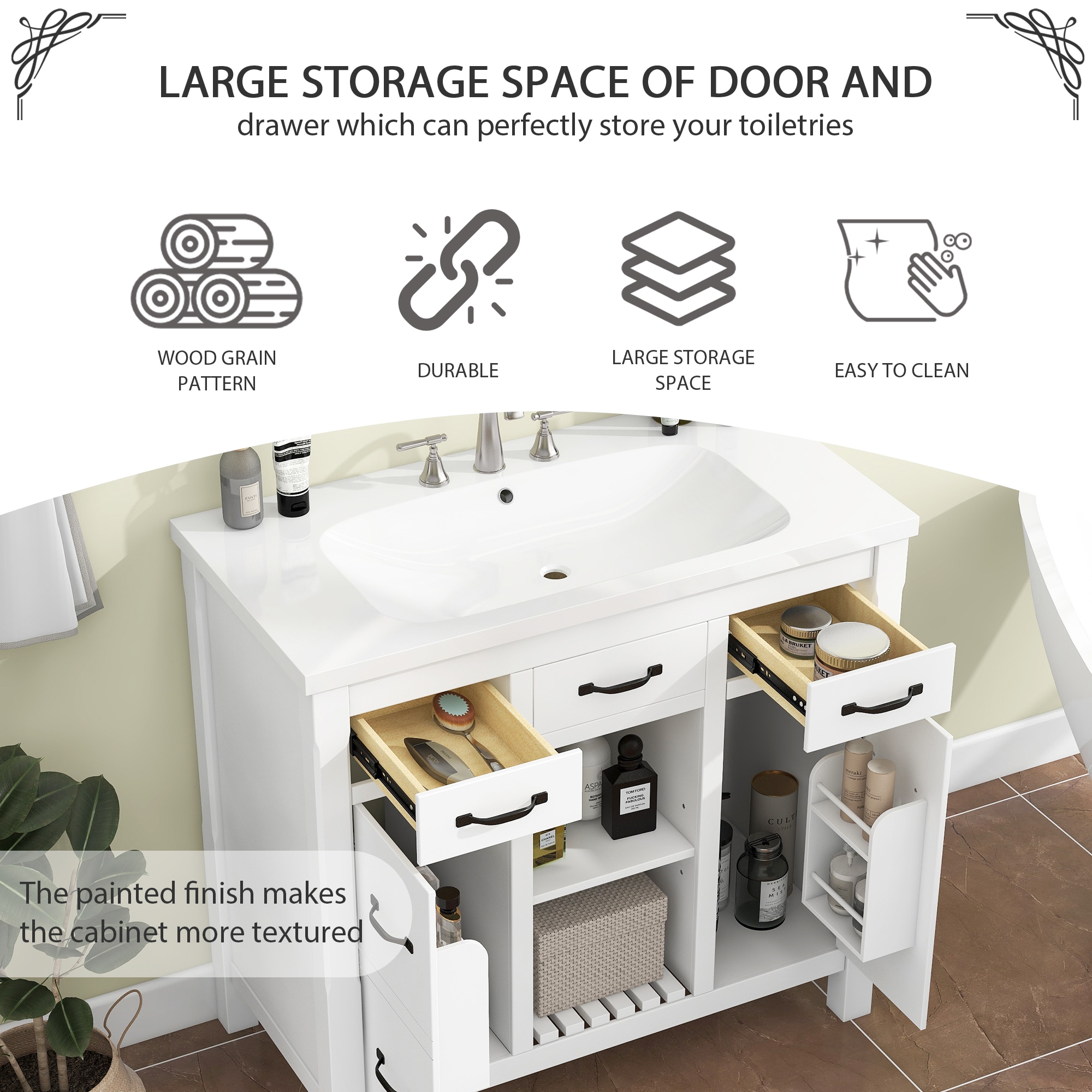 Siavonce ZX-F285006AAD Bath-Vanity-Combo - View #9