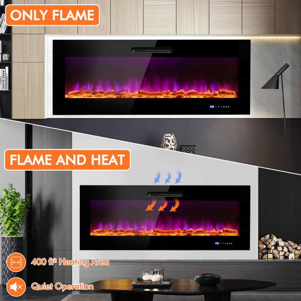 Clihome CL-DKUS-10131 Electric-Fireplaces - View #9