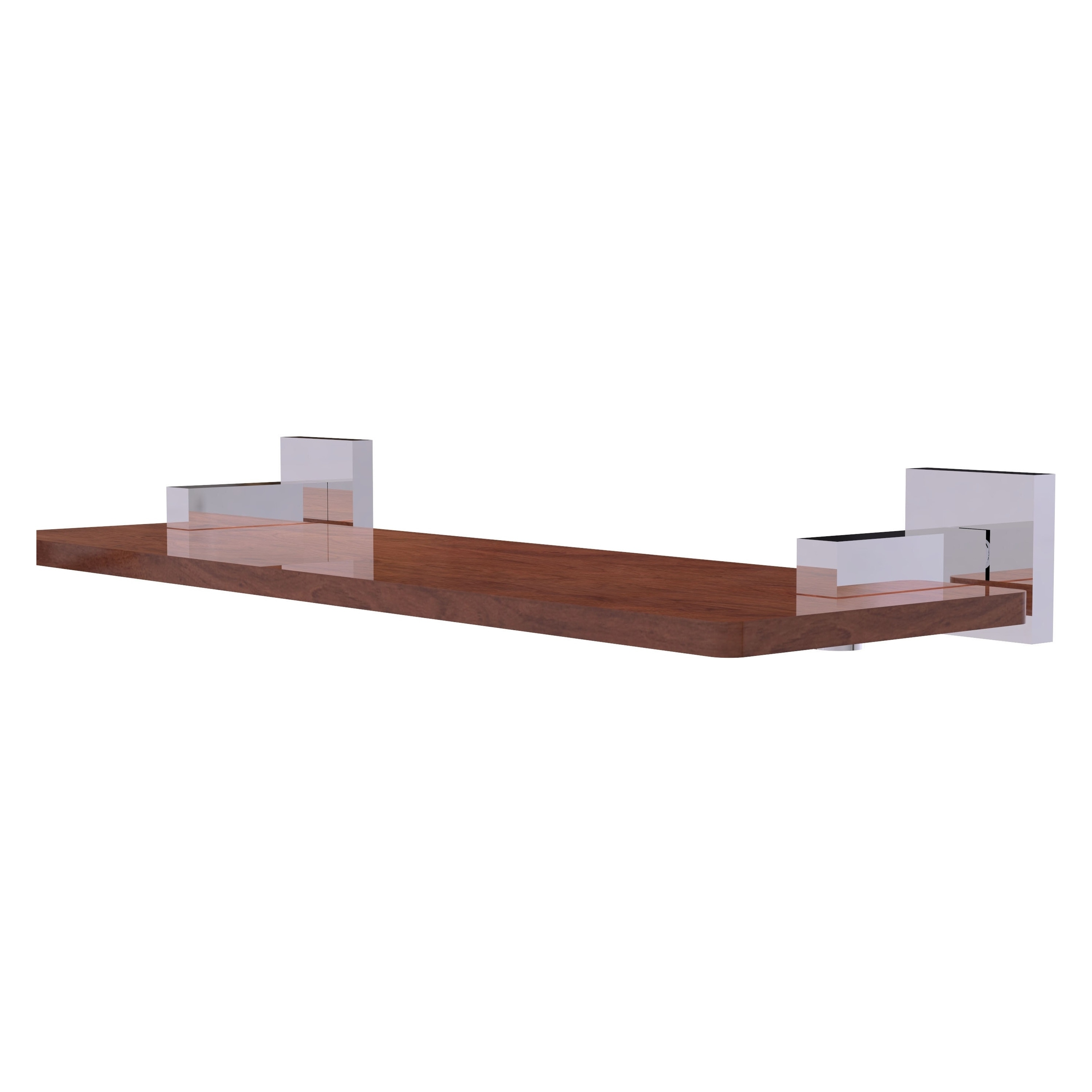 Allied Brass MT-1-16-IRW-PC Montero Polished Chrome Wall mount Bathroom Shelf ( 16-in x 2.5-in x 5-in )