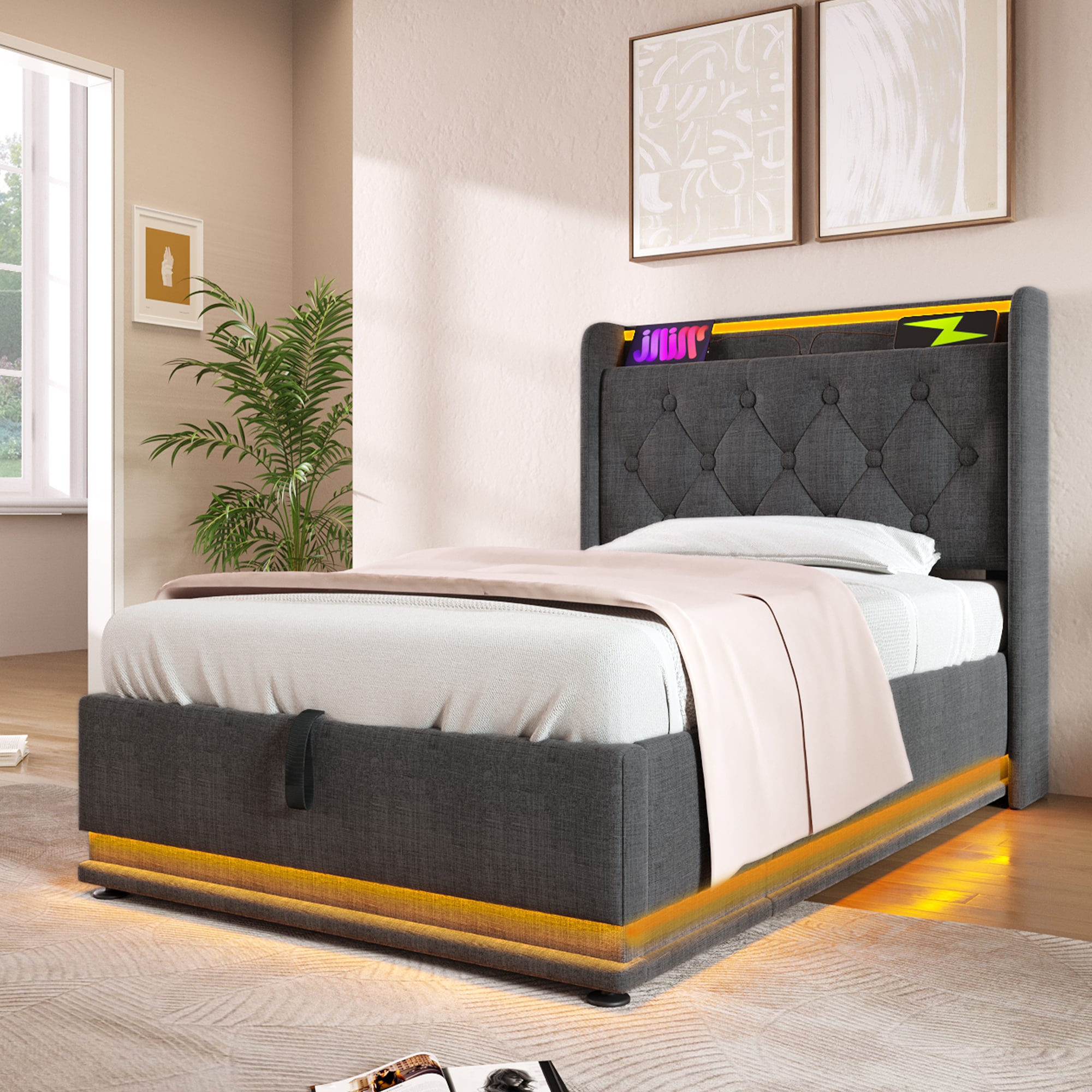 ModernLuxe L3P-N736P188805G beds - View #13