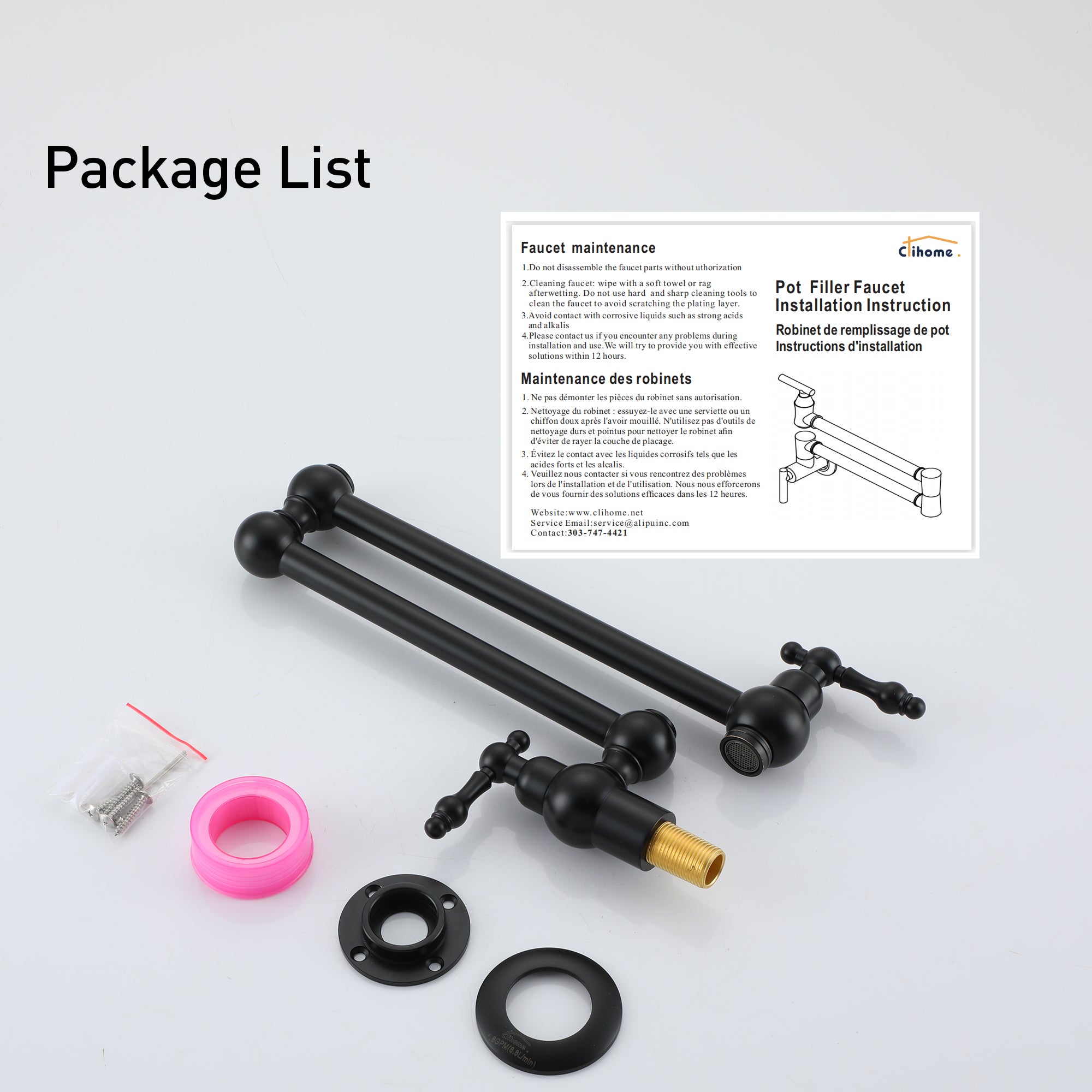 Boyel Living BL-KF801-MB Kitchen-Faucets - View #3