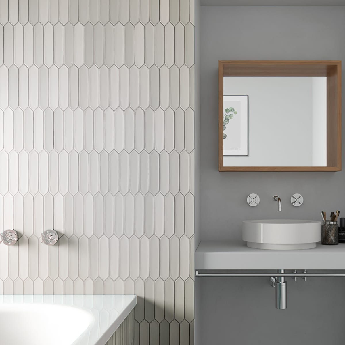 Apollo Tile APLALF88WHTA Ceramic-Tile - View #2