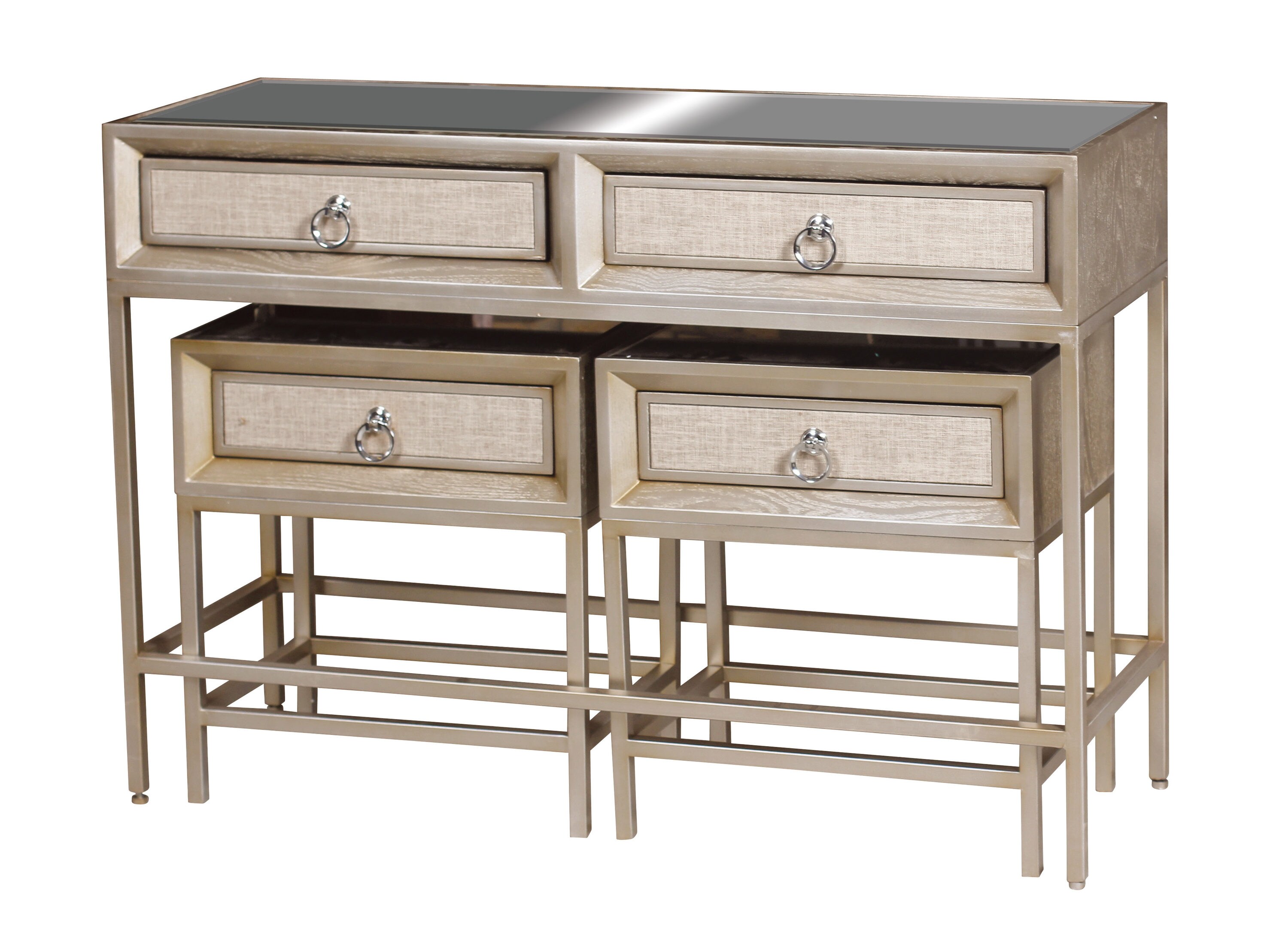 Grayson Lane 39852 Glam Silver Console table