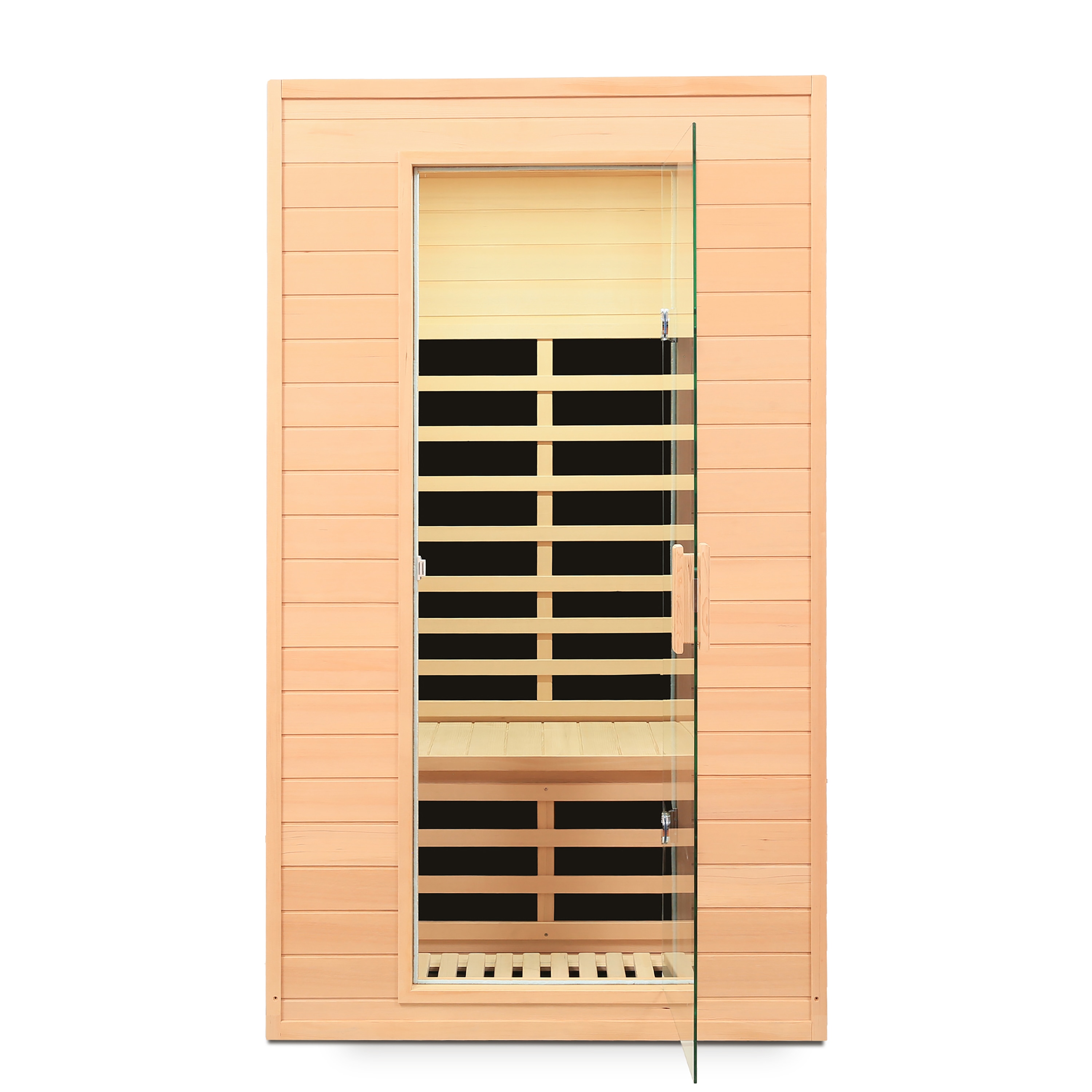 CASAINC CA-FI-30016 72.83-in H x 43.15-in W x 35.43-in D Hemlock fir wood Infrared sauna