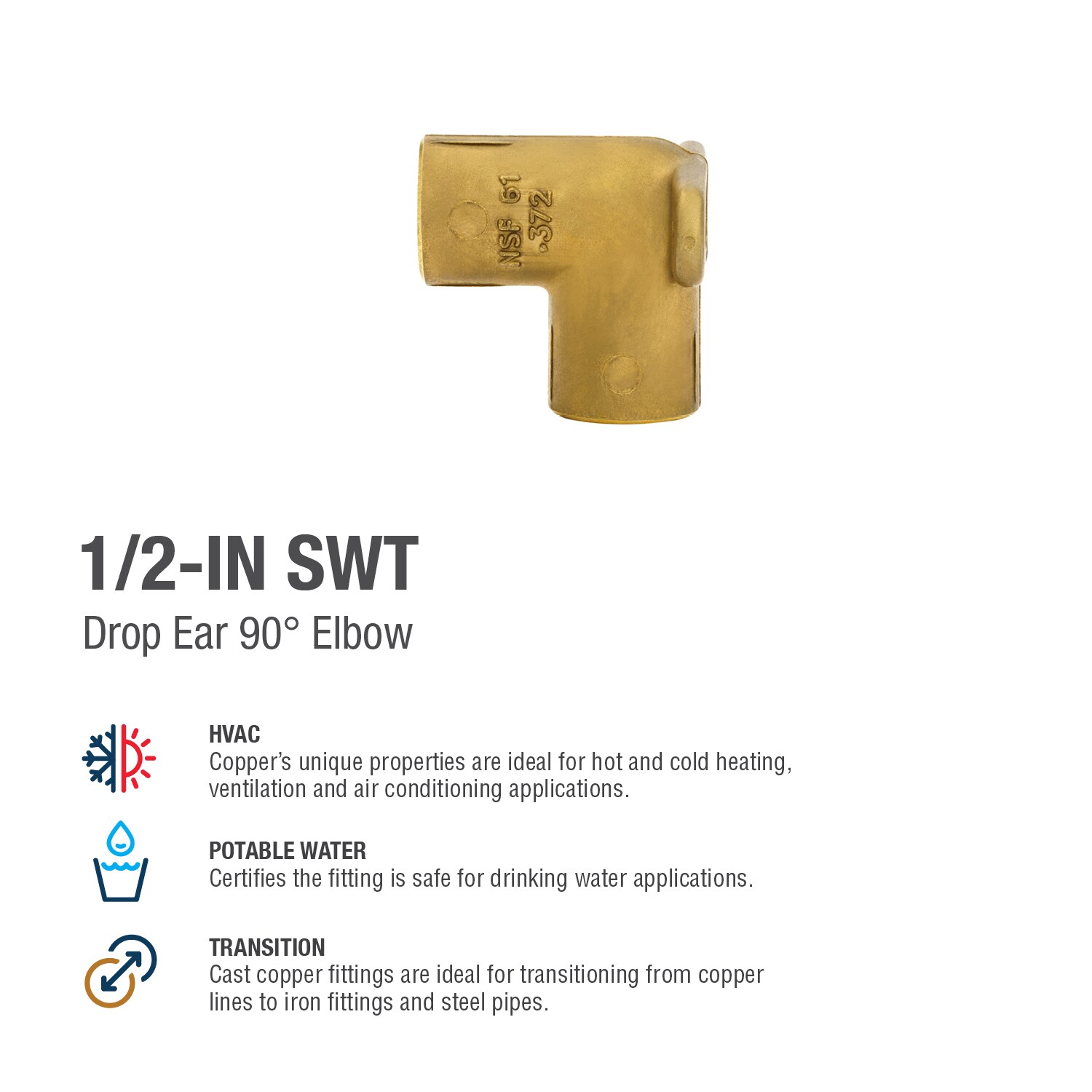 Streamline A 02508LNL Copper-Fittings - View #4