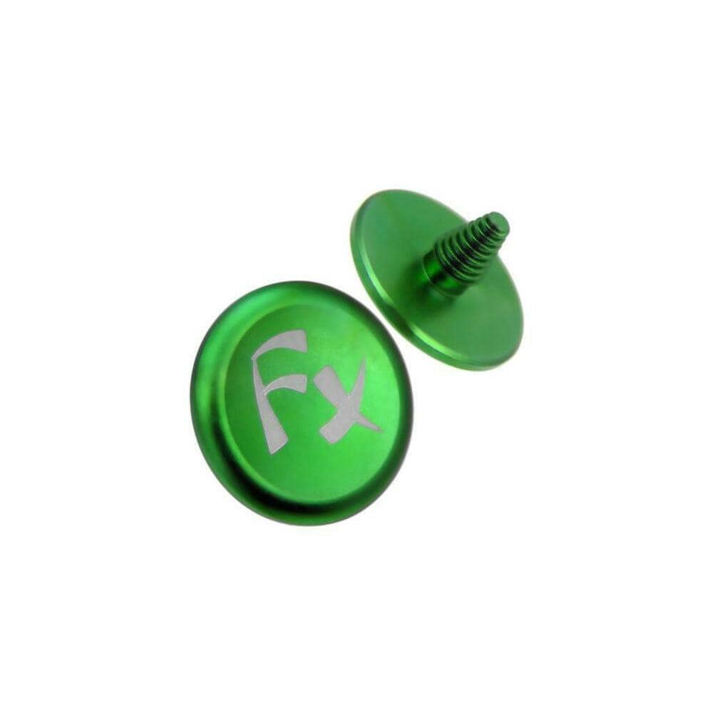 Fotodiox FTDX2799  Shutter-Button-FX-Green 12 mm Soft Shutter Release Anodized Aluminum Concave Button for Camera, Green