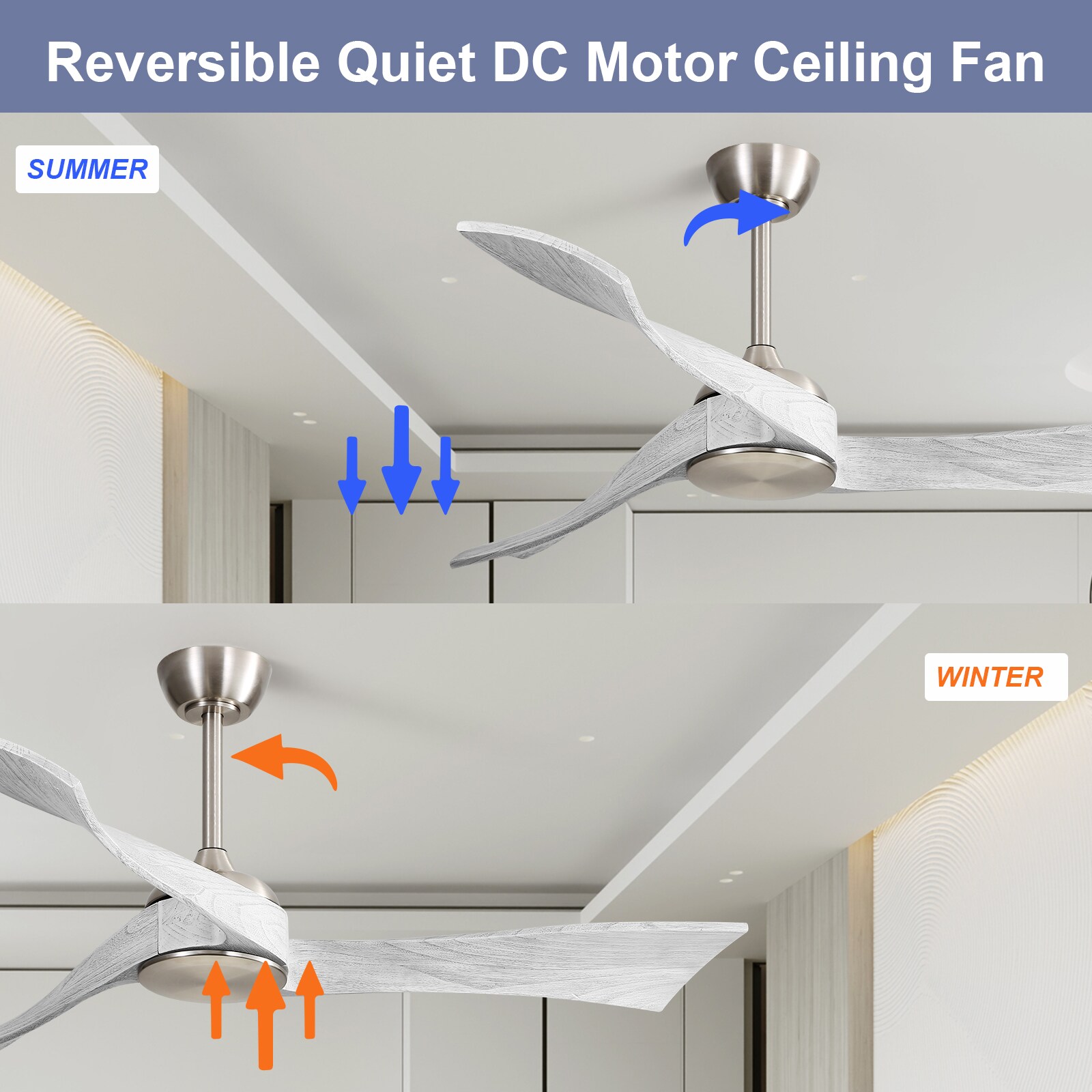 Sofucor L-52K012-BN-WDHMW60W Ceiling-Fans - View #6
