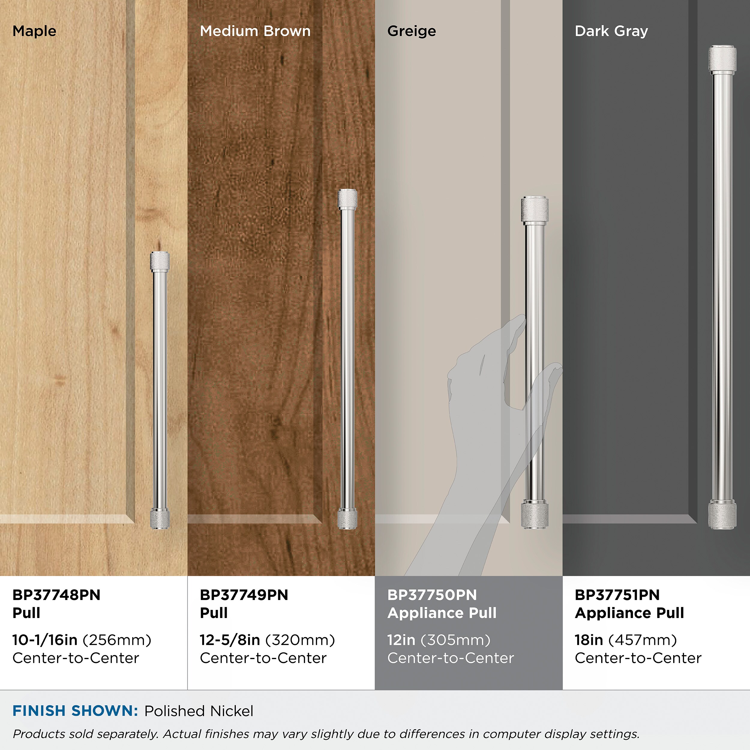 Amerock BP37750PN Cabinet-Pulls - View #7