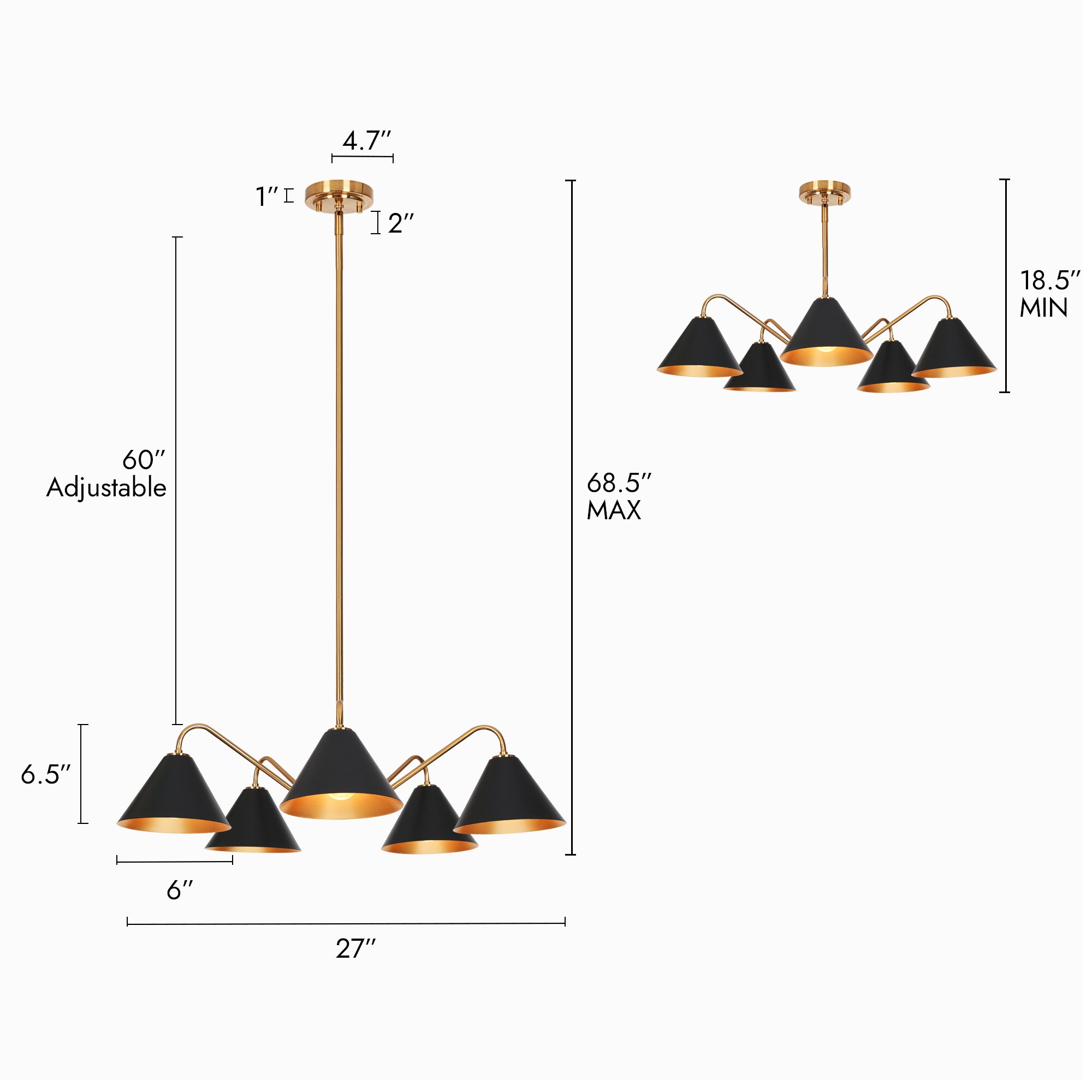 ZEVNI L3BIRVFEW84H5S78 Pendant-Lights - View #5