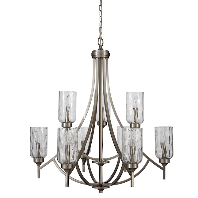Allen Roth Latchbury 9 Light Brushed, Allen And Roth Chandelier Instructions