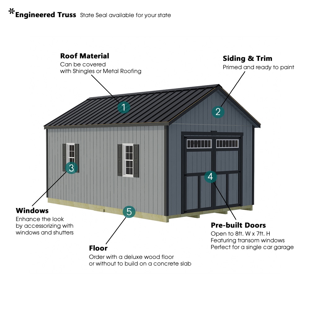 Best Barns DOVER1216 Garage-Buildings - View #5